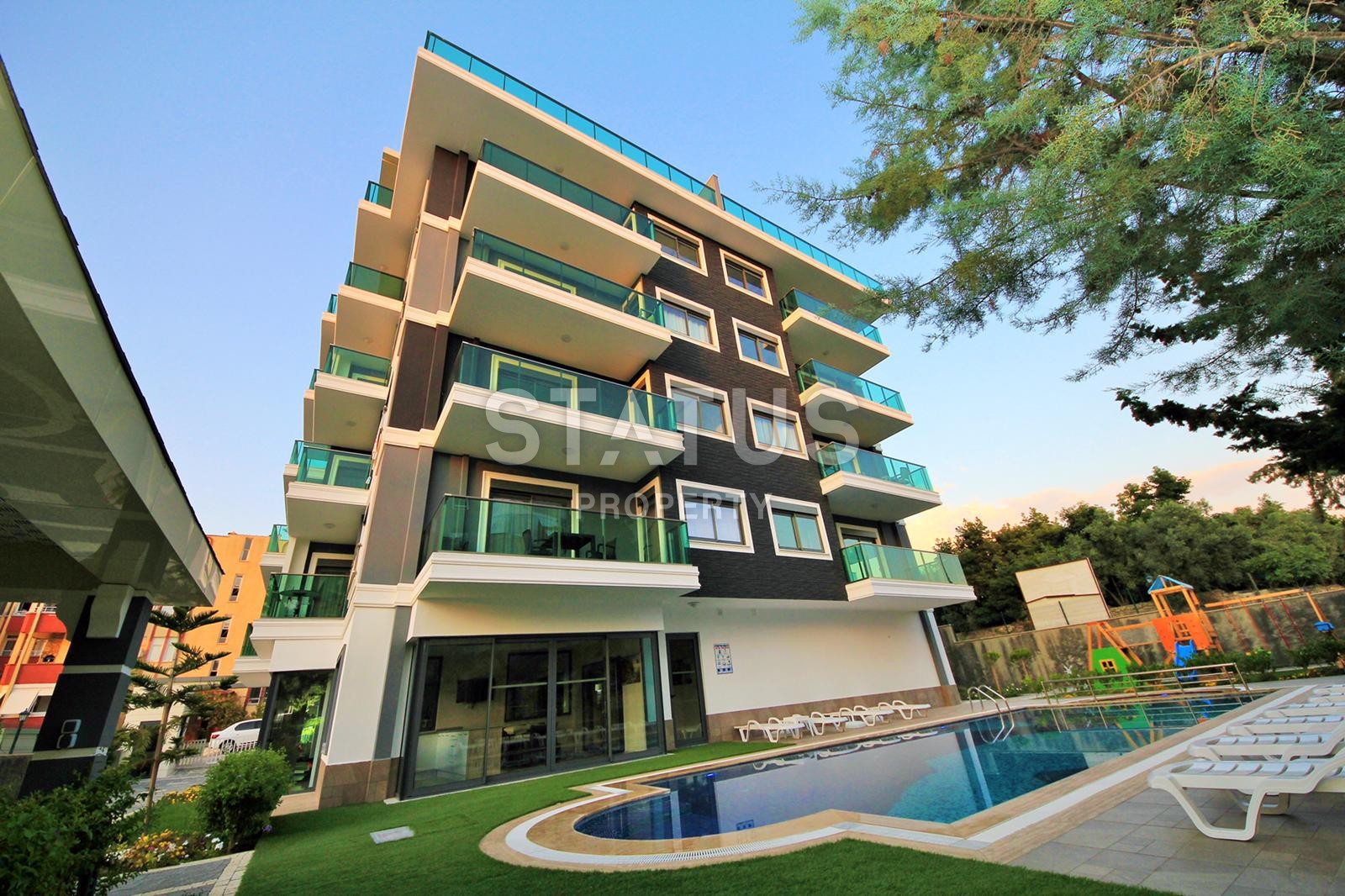 Двухкомнатная квартира в новом комплексе в Авсалларе, 55 м2 фото 10