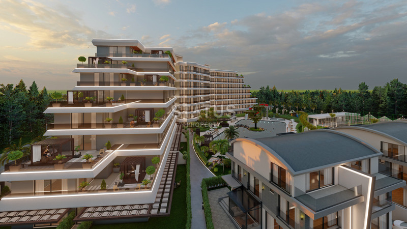 Премиальные квартиры у моря в новом жилом элитном комплексе в самом прогрессивном районе Анталии Алтынташ. 53м2 – 255м2 фото 32