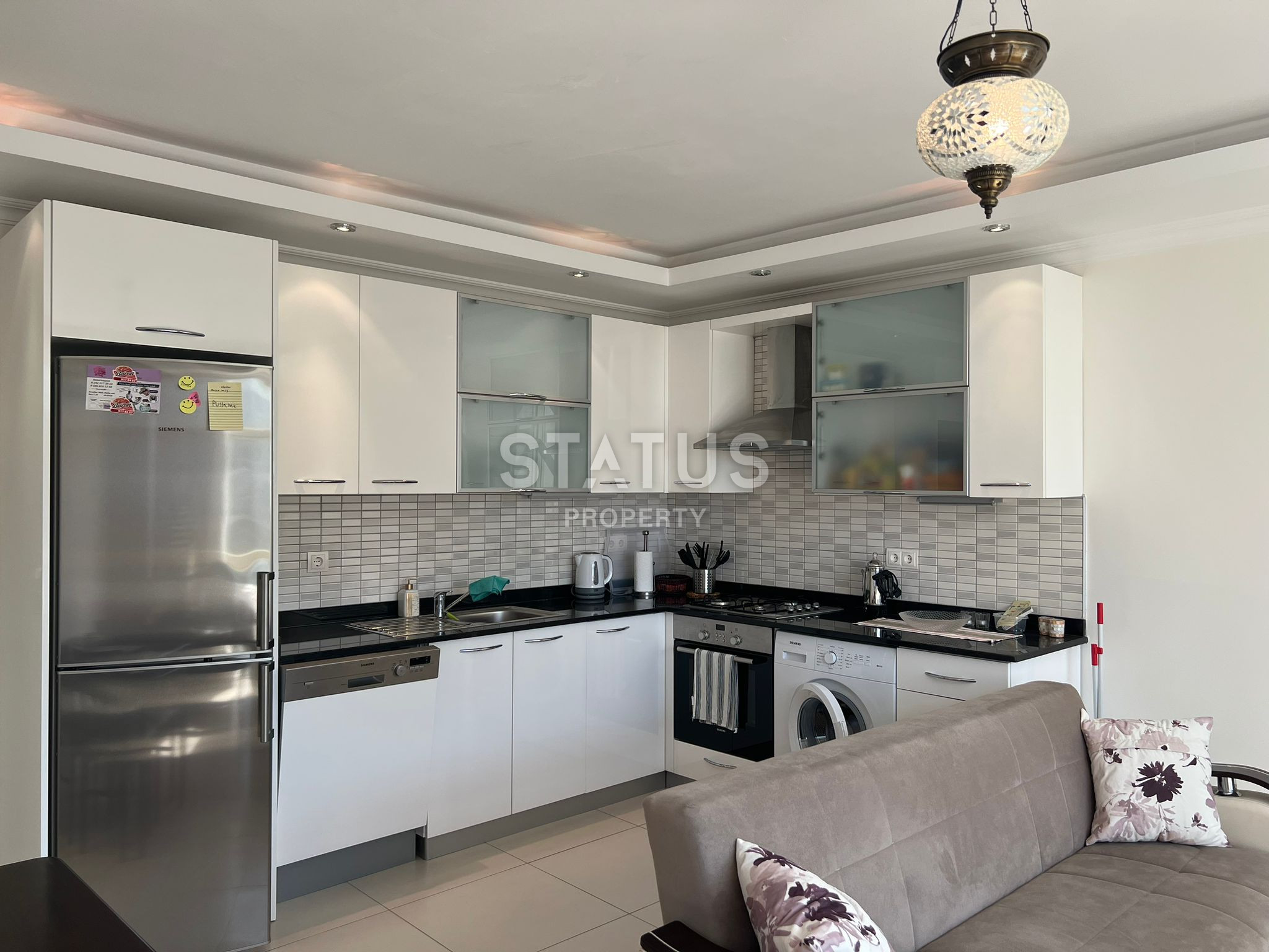 Three-room apartment 450m from the sea in the Avsallar area, 90m2 фото 6