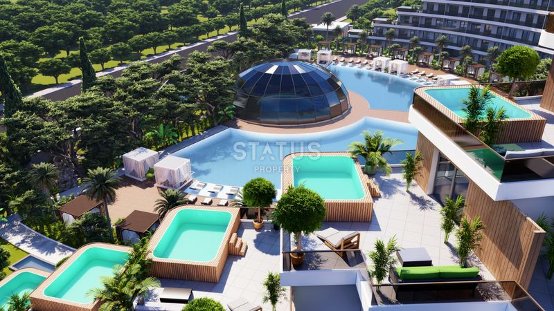 Квартиры у моря с собственным бассейном и не только в элитном ЖК в Анталии Алтынташ. 54м2 – 255м2 фото 4