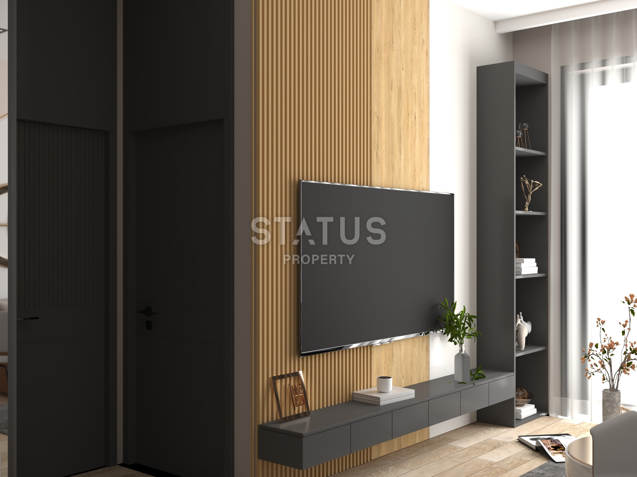 Квартиры у моря с собственным бассейном и не только в элитном ЖК в Анталии Алтынташ. 54м2 – 255м2 фото 24