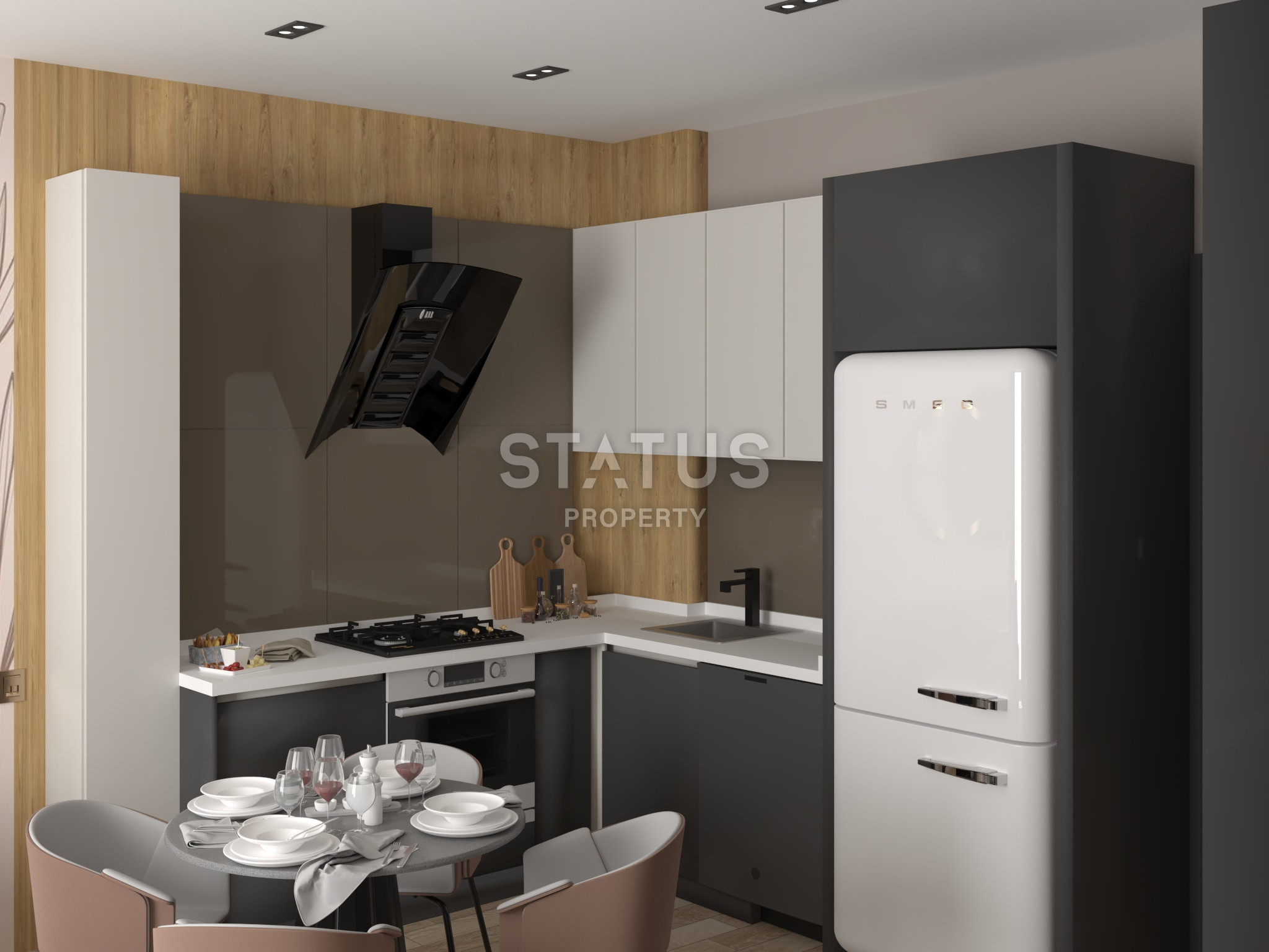 Квартиры у моря с собственным бассейном и не только в элитном ЖК в Анталии Алтынташ. 54м2 – 255м2 фото 25