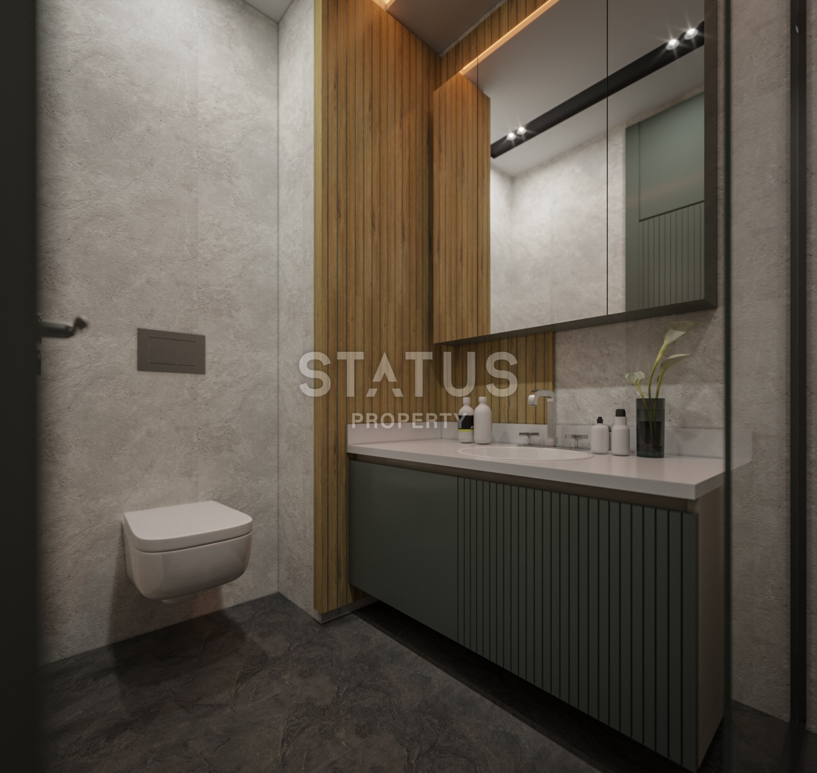 Премиальные квартиры у моря в новом жилом элитном комплексе в самом прогрессивном районе Анталии Алтынташ. 53м2 – 255м2 фото 46