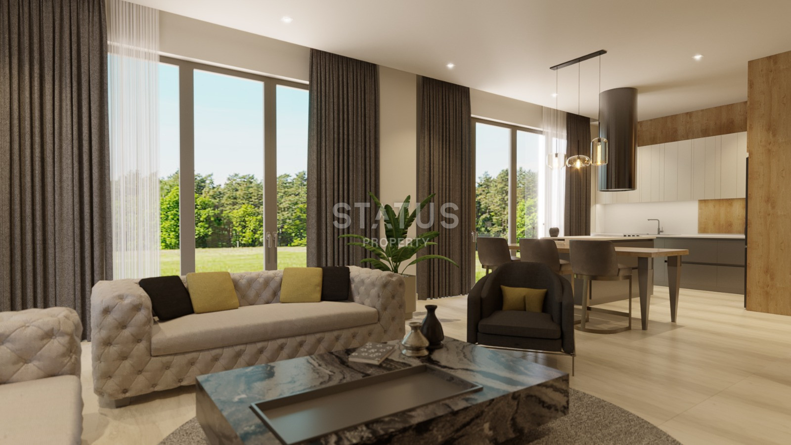 Премиальные квартиры у моря в новом жилом элитном комплексе в самом прогрессивном районе Анталии Алтынташ. 53м2 – 255м2 фото 48