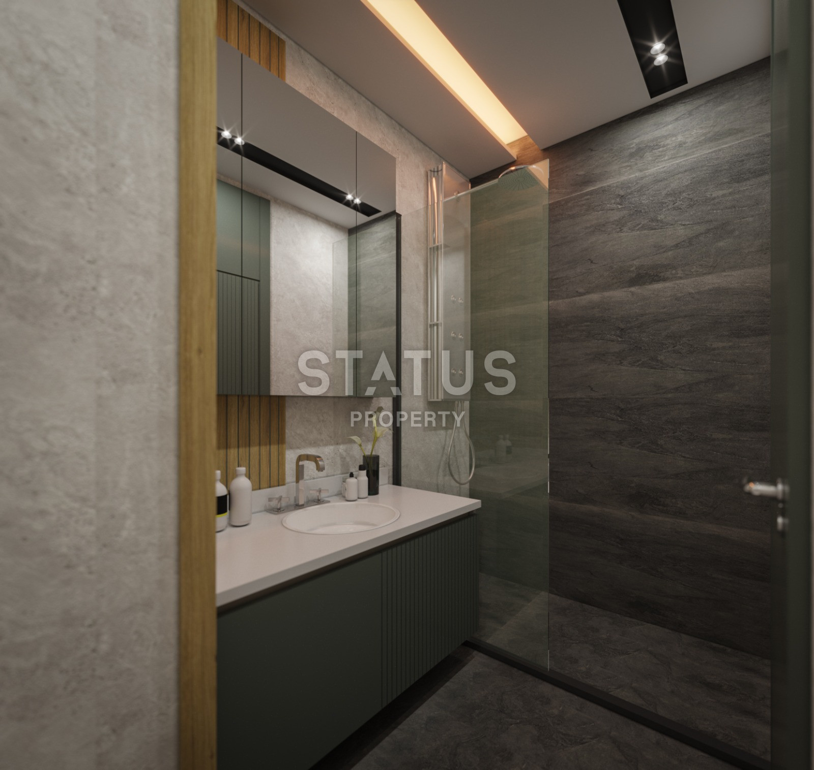 Премиальные квартиры у моря в новом жилом элитном комплексе в самом прогрессивном районе Анталии Алтынташ. 53м2 – 255м2 фото 49