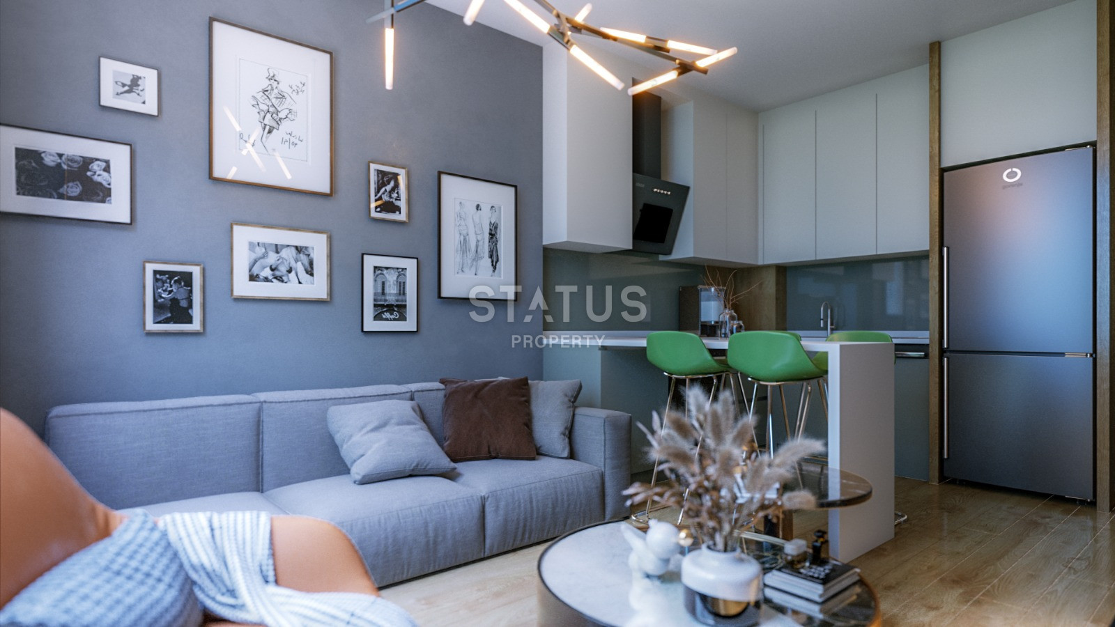 Премиальные квартиры у моря в новом жилом элитном комплексе в самом прогрессивном районе Анталии Алтынташ. 53м2 – 255м2 фото 50