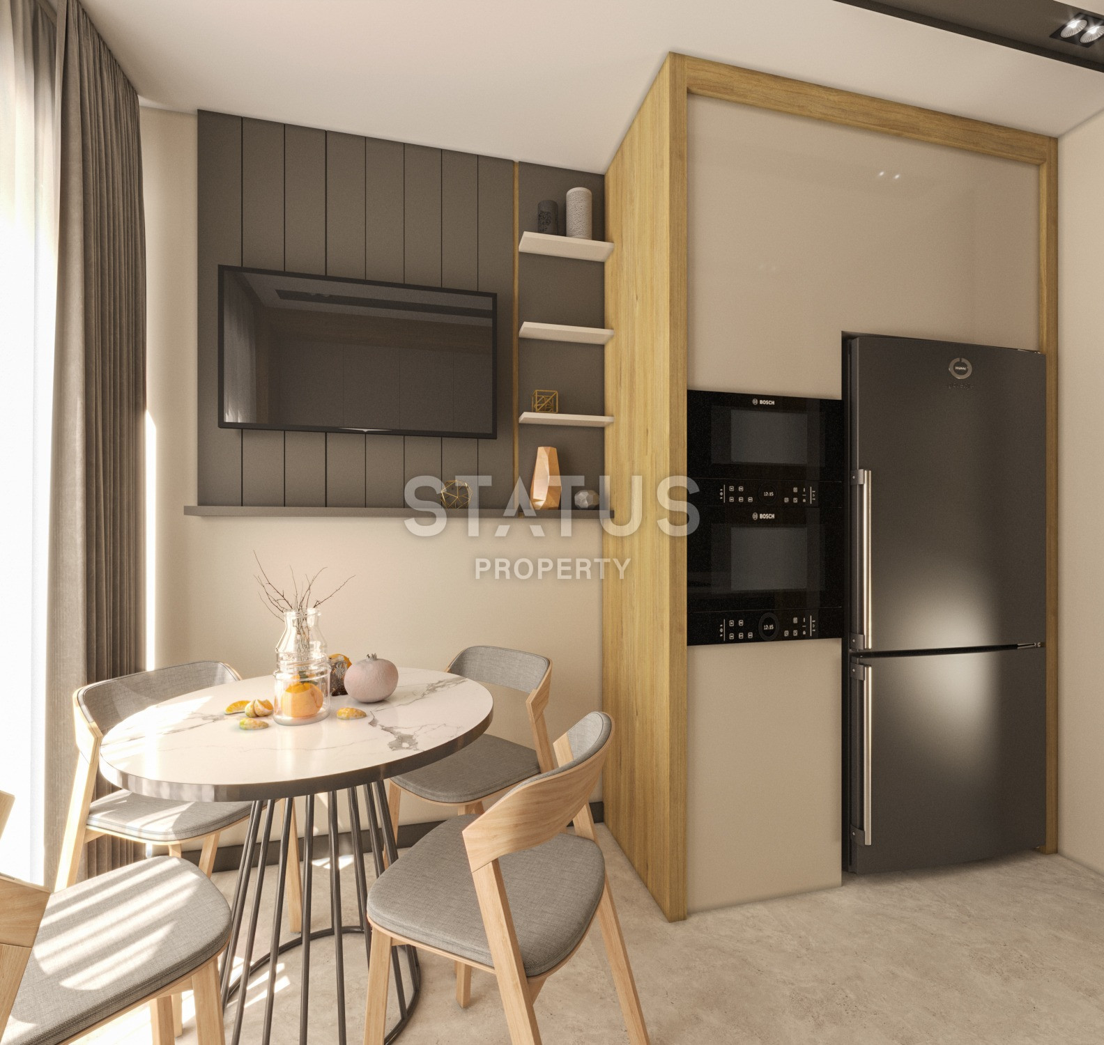 Премиальные квартиры у моря в новом жилом элитном комплексе в самом прогрессивном районе Анталии Алтынташ. 53м2 – 255м2 фото 53