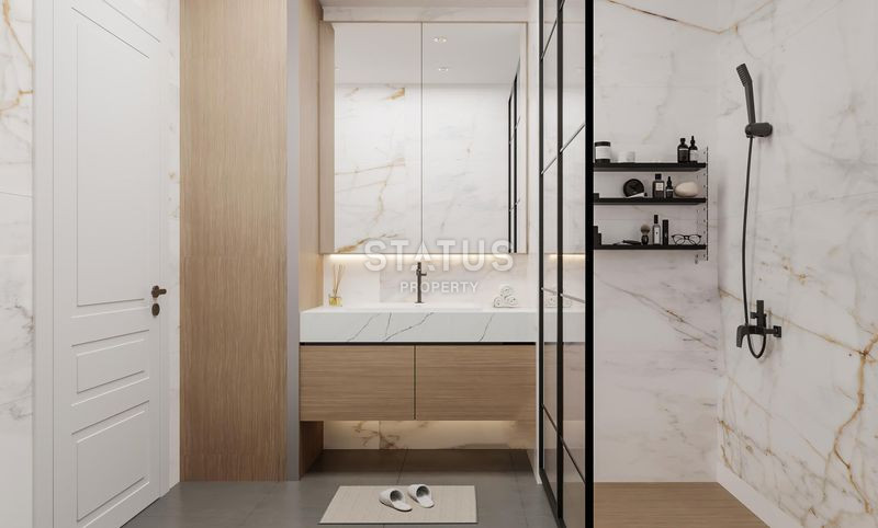 Трёхкомнатные и четырёхкомнатные квартиры в новом жилом комплексе в Авсалларе. 79м2 – 115м2 фото 10