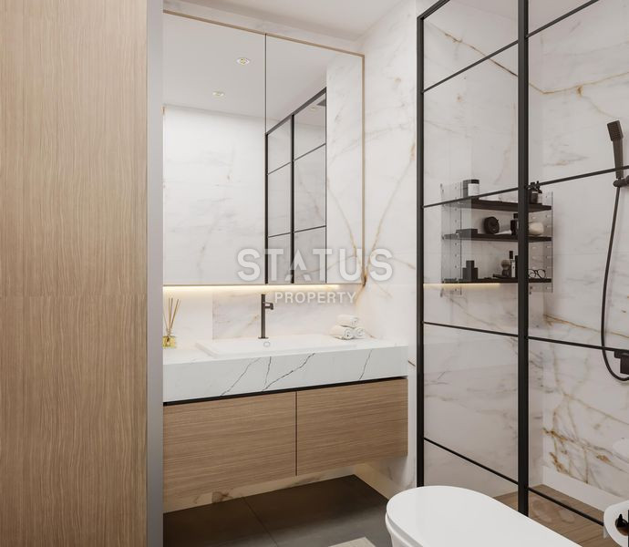 Трёхкомнатные и четырёхкомнатные квартиры в новом жилом комплексе в Авсалларе. 79м2 – 115м2 фото 22