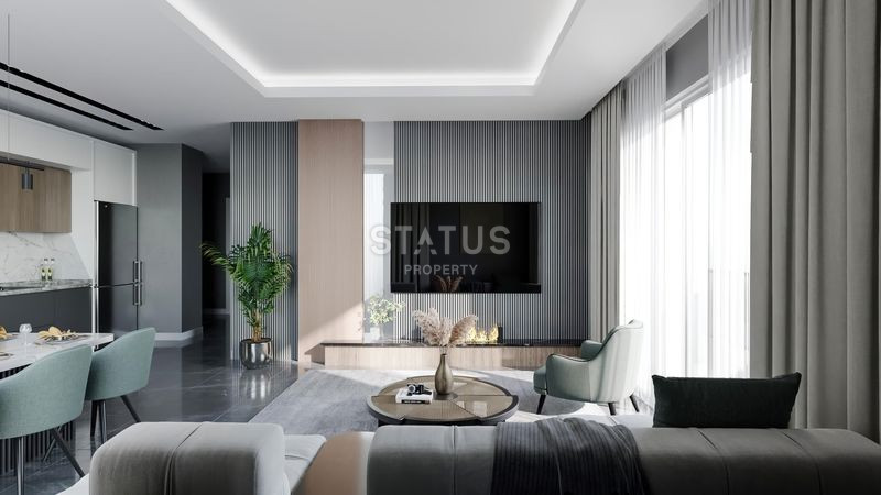 Трёхкомнатные и четырёхкомнатные квартиры в новом жилом комплексе в Авсалларе. 79м2 – 115м2 фото 27