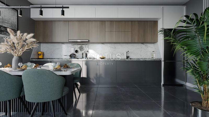 Трёхкомнатные и четырёхкомнатные квартиры в новом жилом комплексе в Авсалларе. 79м2 – 115м2 фото 31