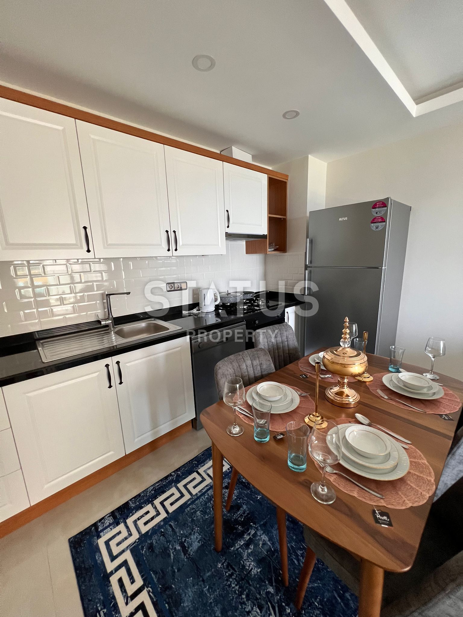 Трехкомнатные апартаменты на первой береговой линии в районе Махмутлар, 100м2 фото 3