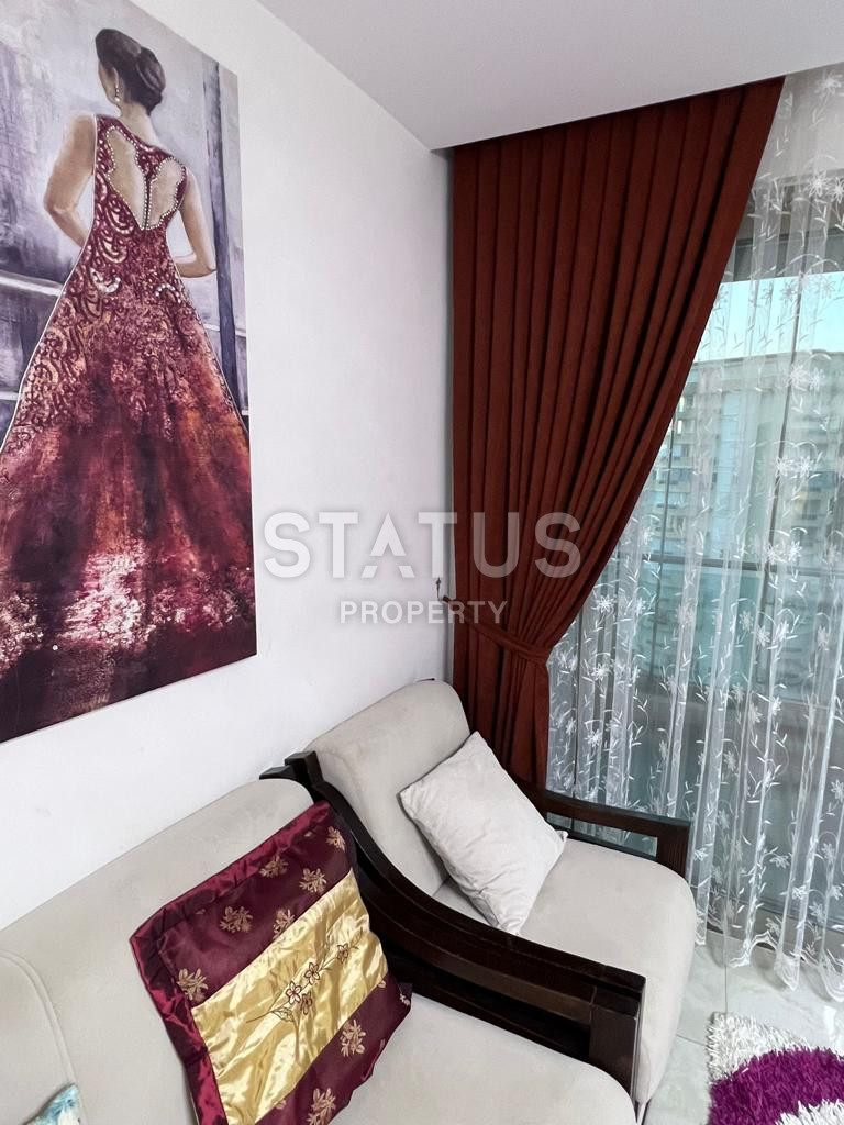 Меблированные апартаменты 1+1с видом на море в Махмутларе. 70м2 фото 4