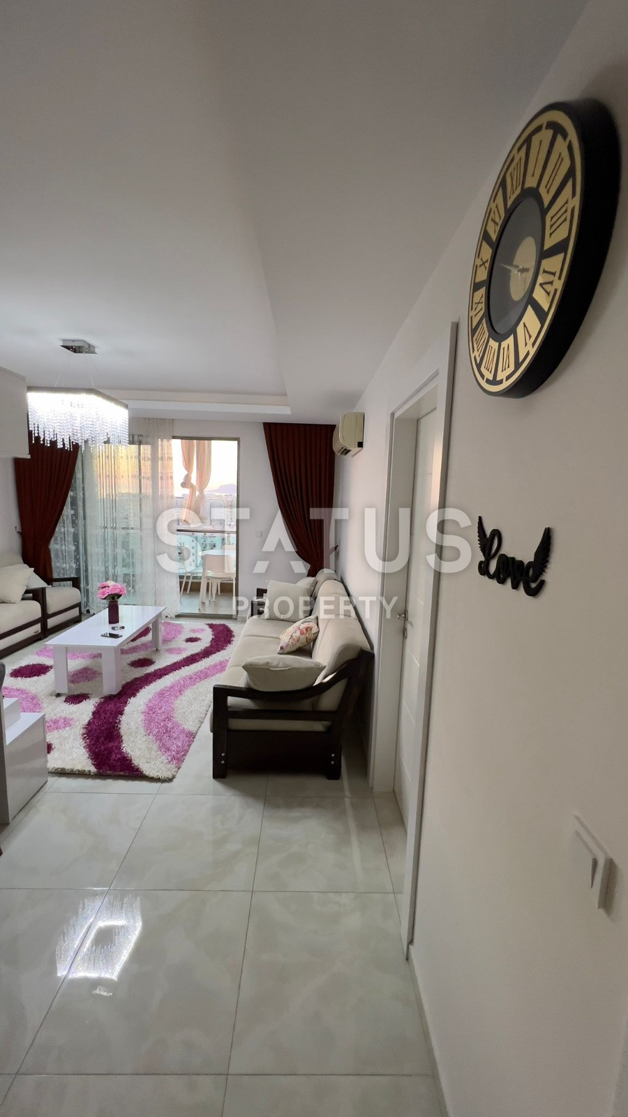 Меблированные апартаменты 1+1с видом на море в Махмутларе. 70м2 фото 7