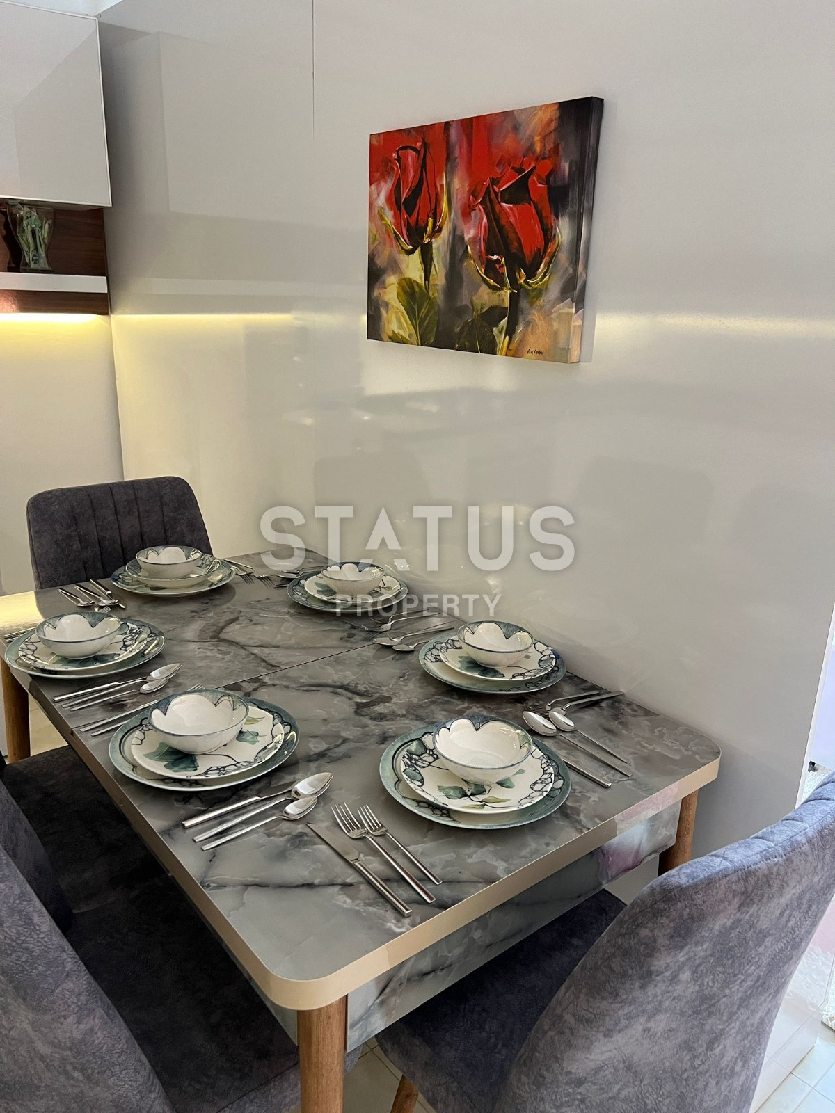 Меблированные апартаменты 1+1с видом на море в Махмутларе. 70м2 фото 19