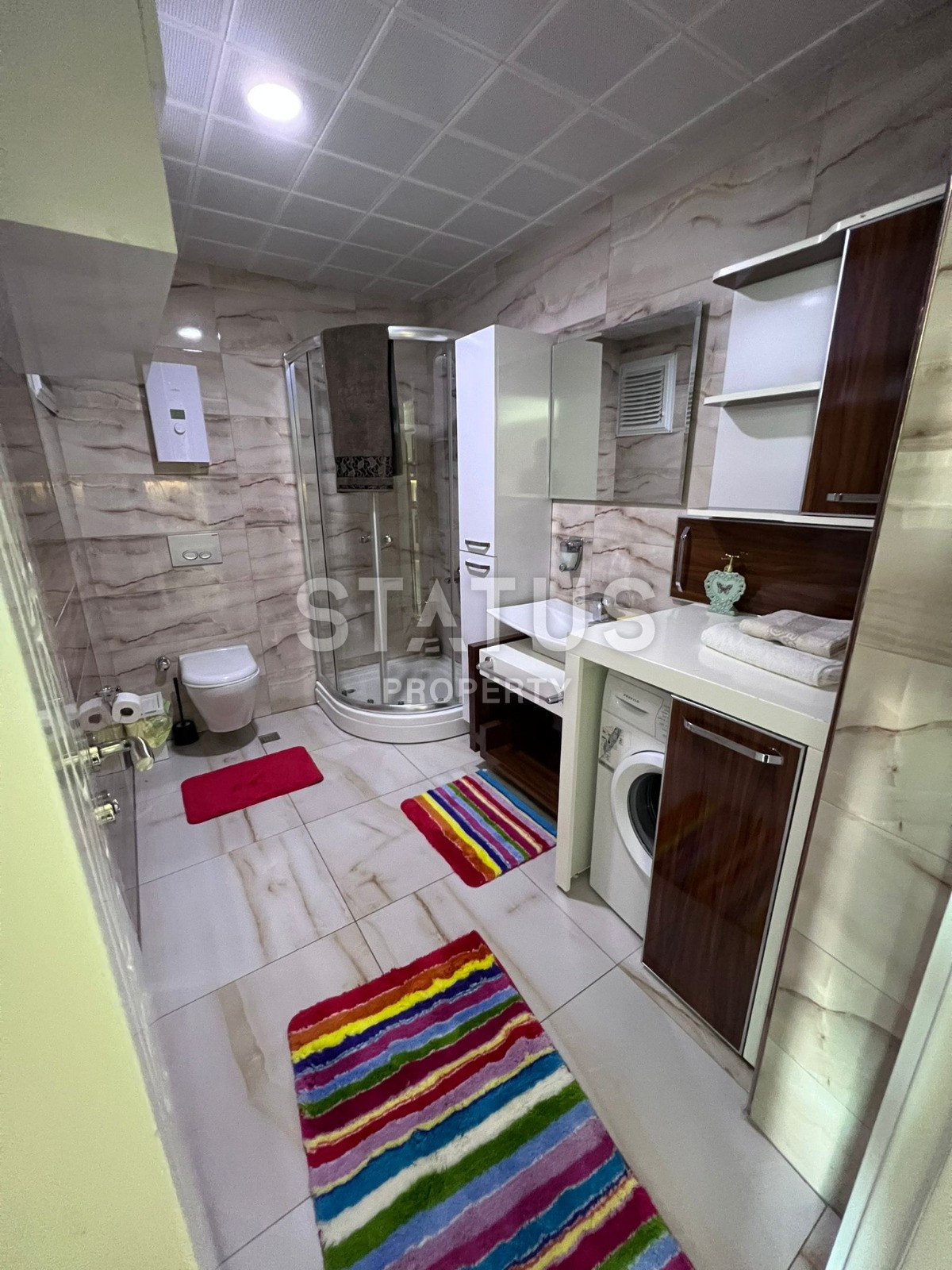 Меблированные апартаменты 1+1с видом на море в Махмутларе. 70м2 фото 21