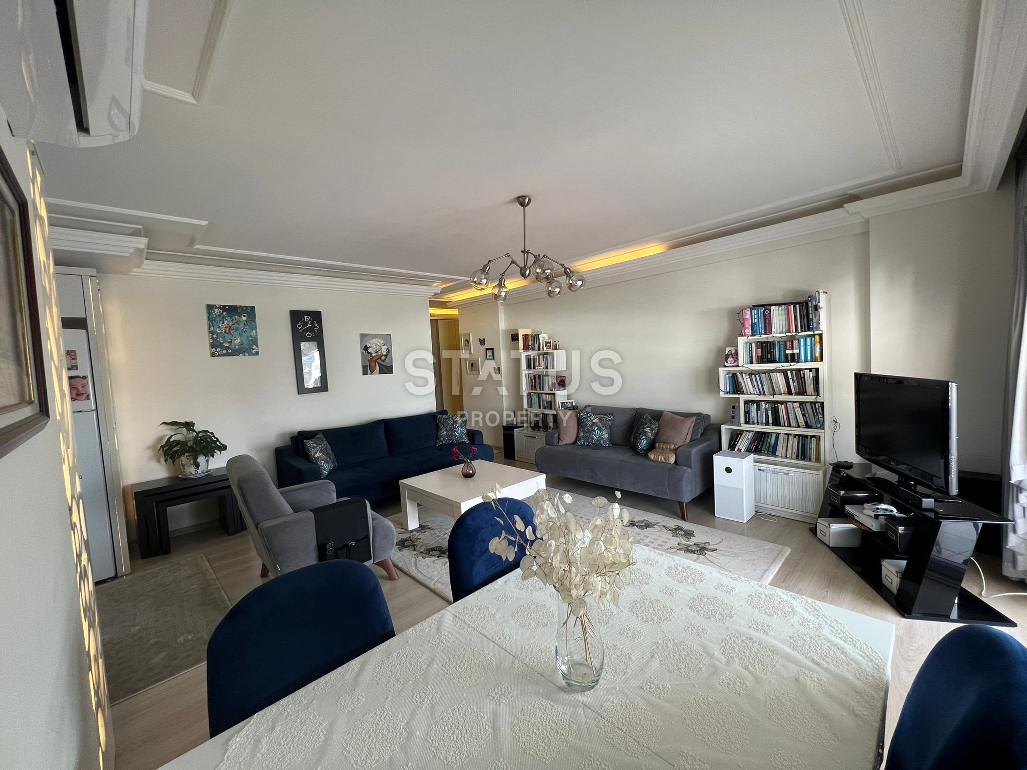 Просторная трёхкомнатная квартира под ключ 800м от моря в Джикджилли. 120м2 фото 8