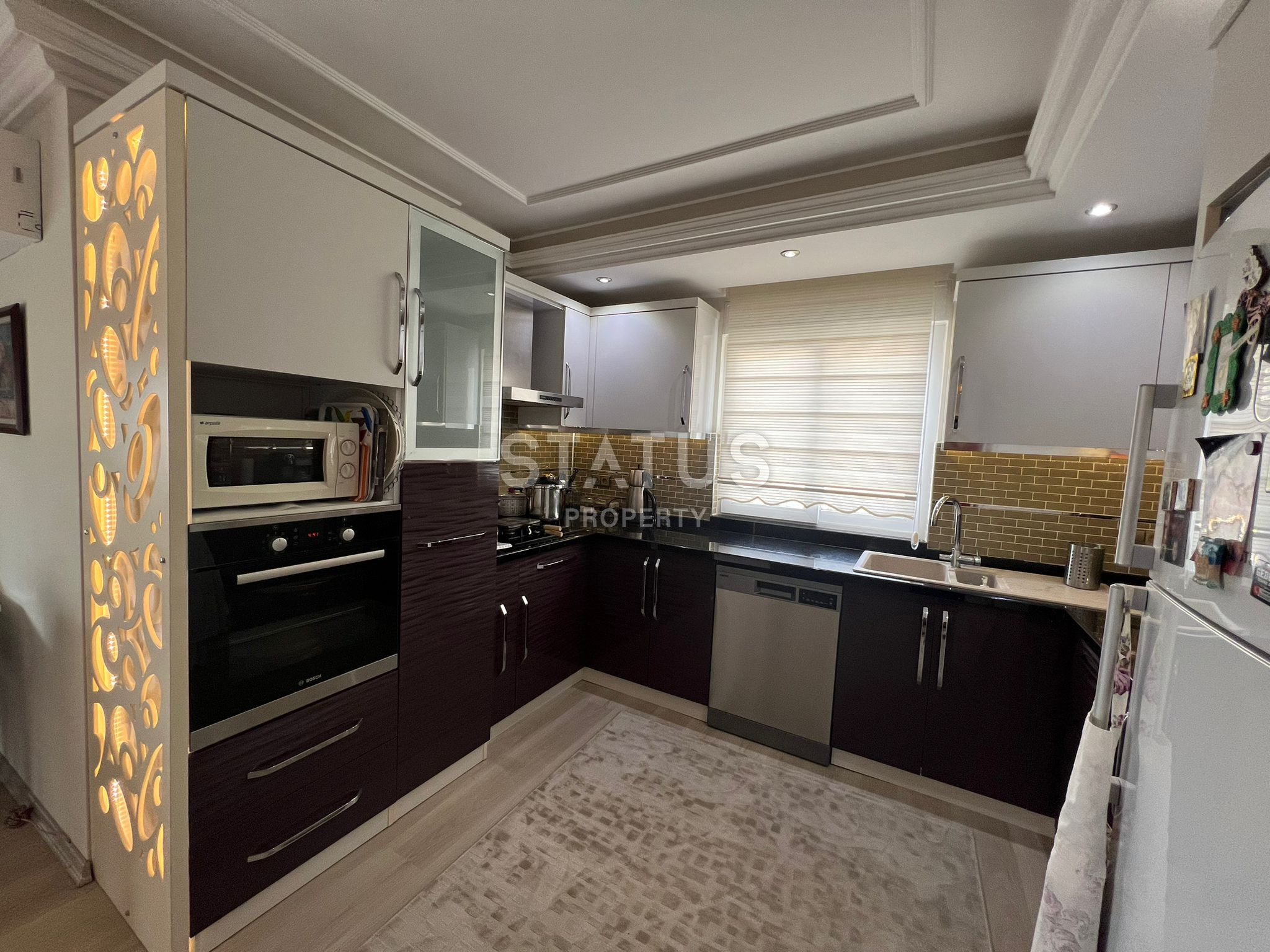 Просторная трёхкомнатная квартира под ключ 800м от моря в Джикджилли. 120м2 фото 10