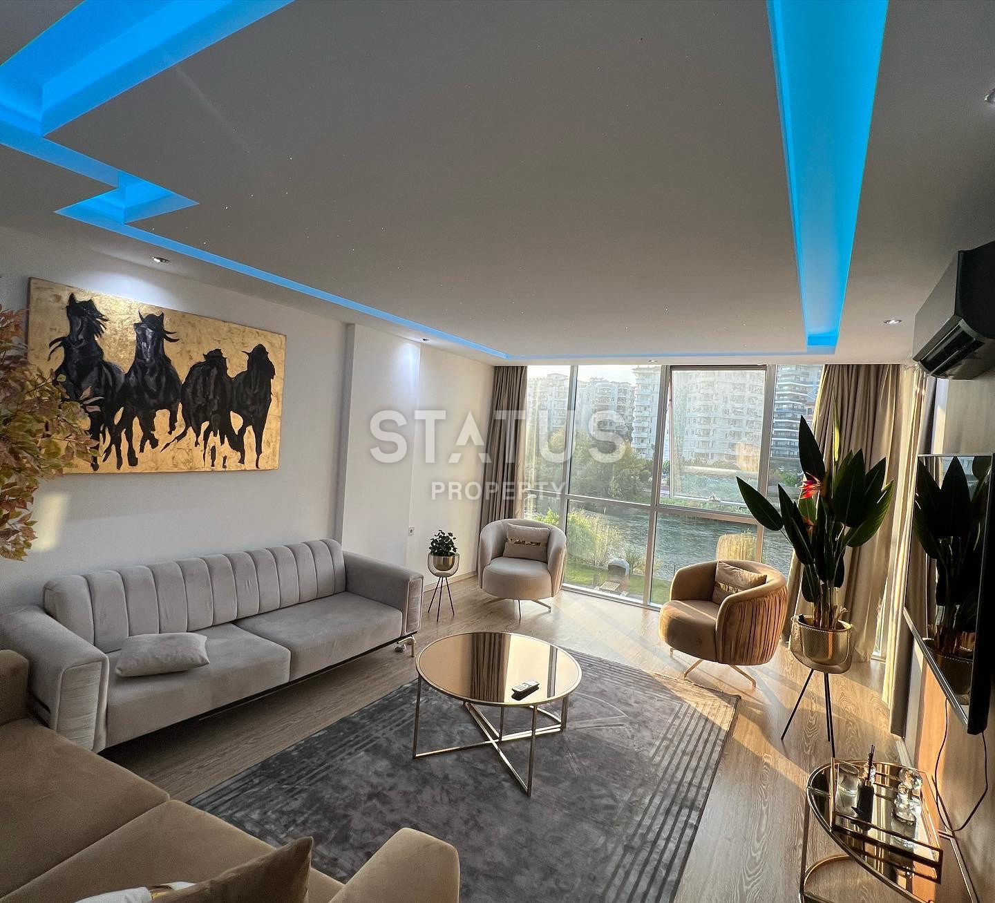 Three-room cozy apartment in a complex near the Dim River, just 300m from the sea in Tosmur, 95 m2. фото 5