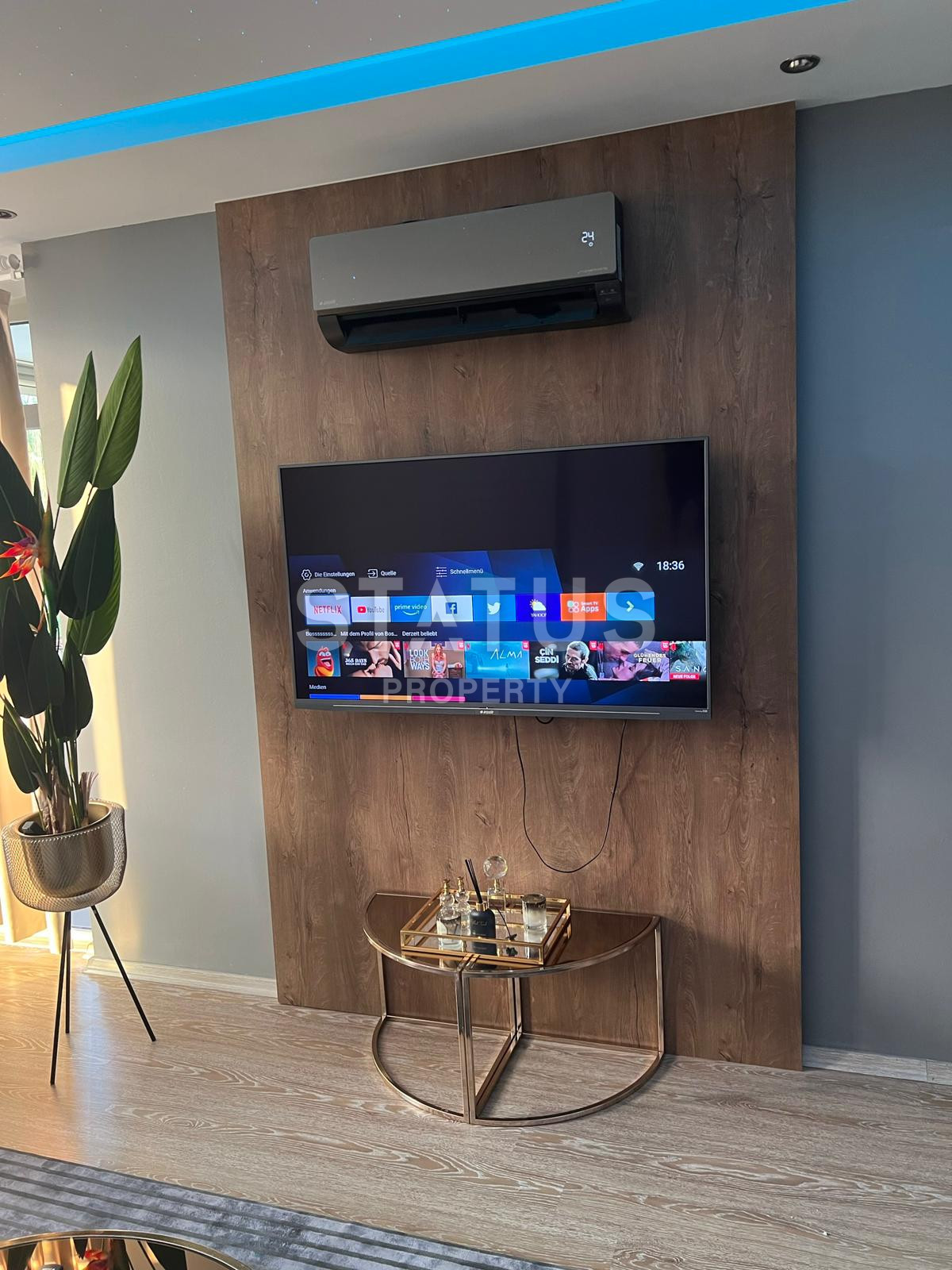 Three-room cozy apartment in a complex near the Dim River, just 300m from the sea in Tosmur, 95 m2. фото 13