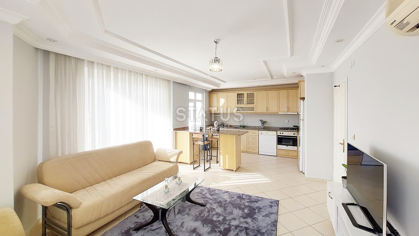 Светлые апартаменты 2+1 в районе Тосмур, 100 м2 фото 2