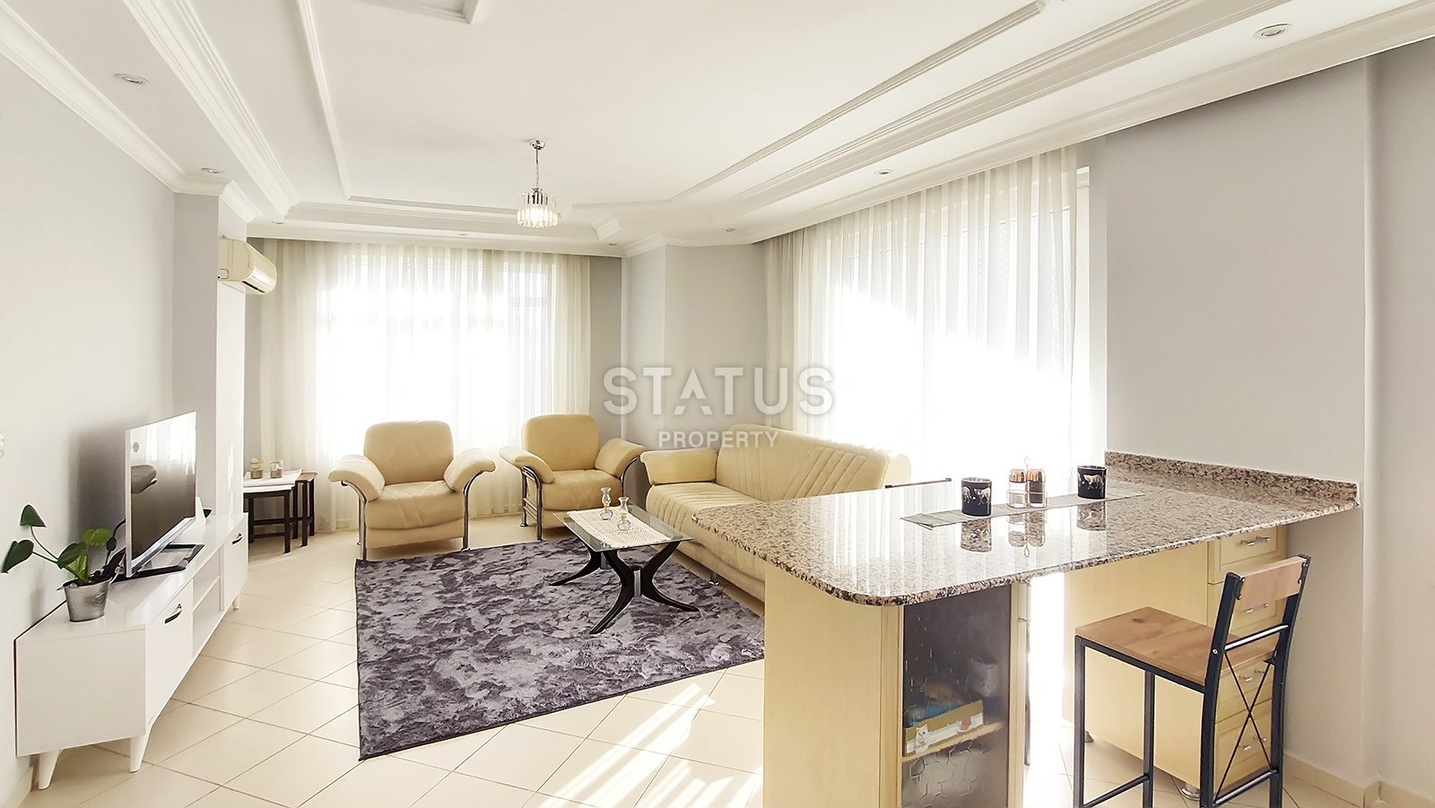 Светлые апартаменты 2+1 в районе Тосмур, 100 м2 фото 3