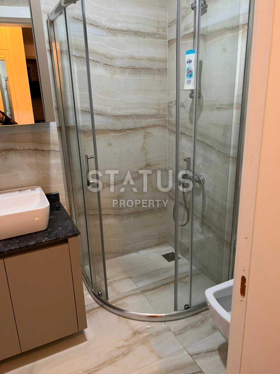 Двухкомнатная меблированная квартира в 300м от моря в Каргыджаке. 60м2 фото 12