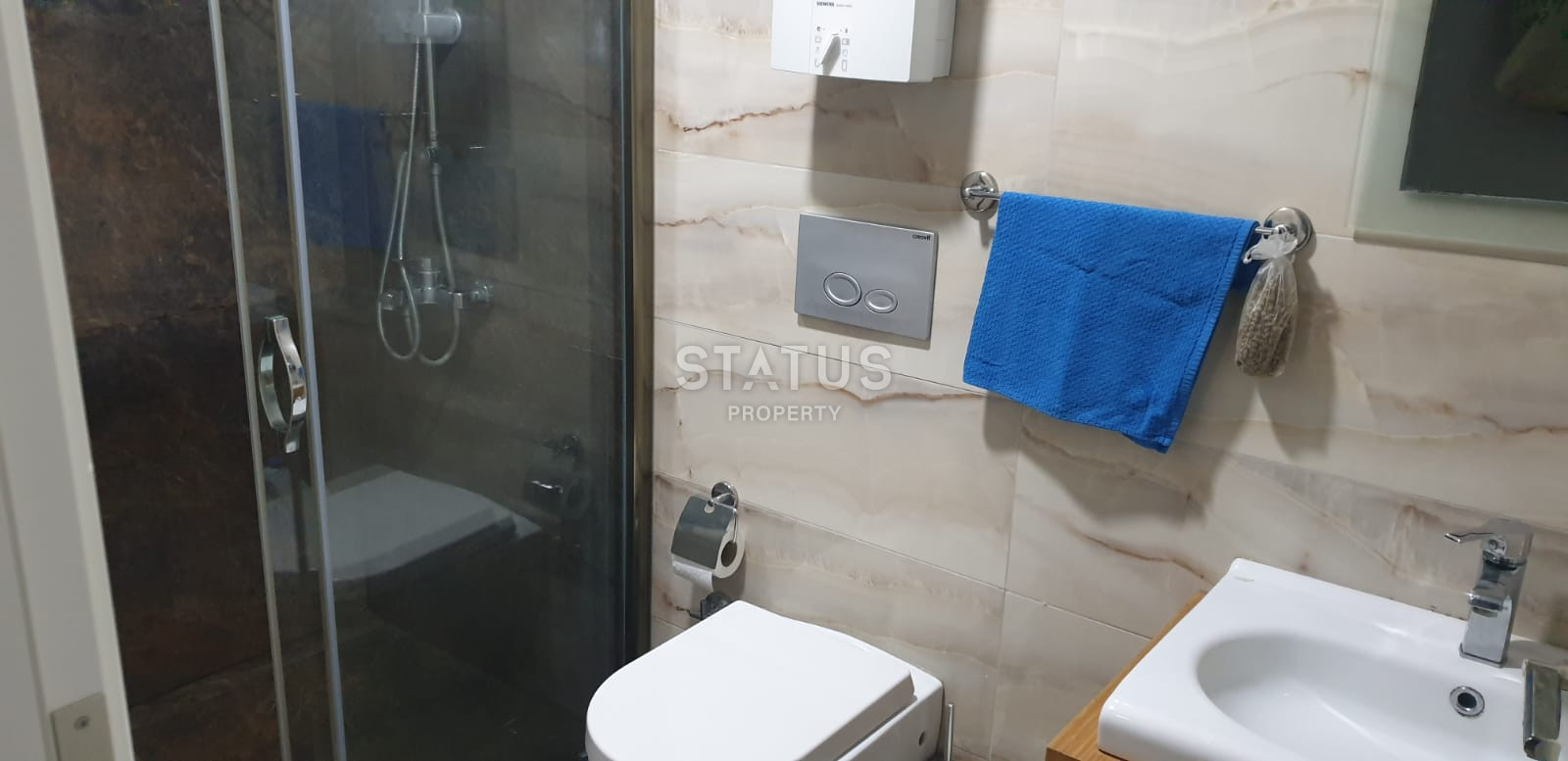 Комфортабельная трехкомнатная квартира 2+1 в Каргыджак 110м2 с прямым видом на море. фото 11