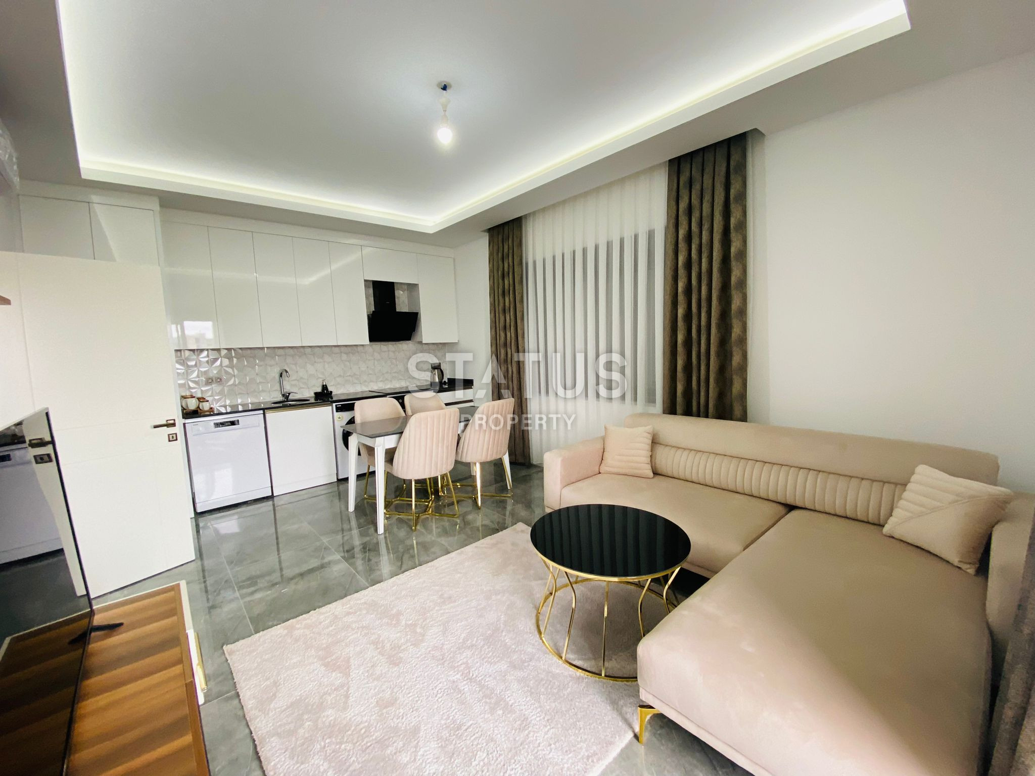 Современная трехкомнатная квартира в районе Каргыджак 75м2. фото 5