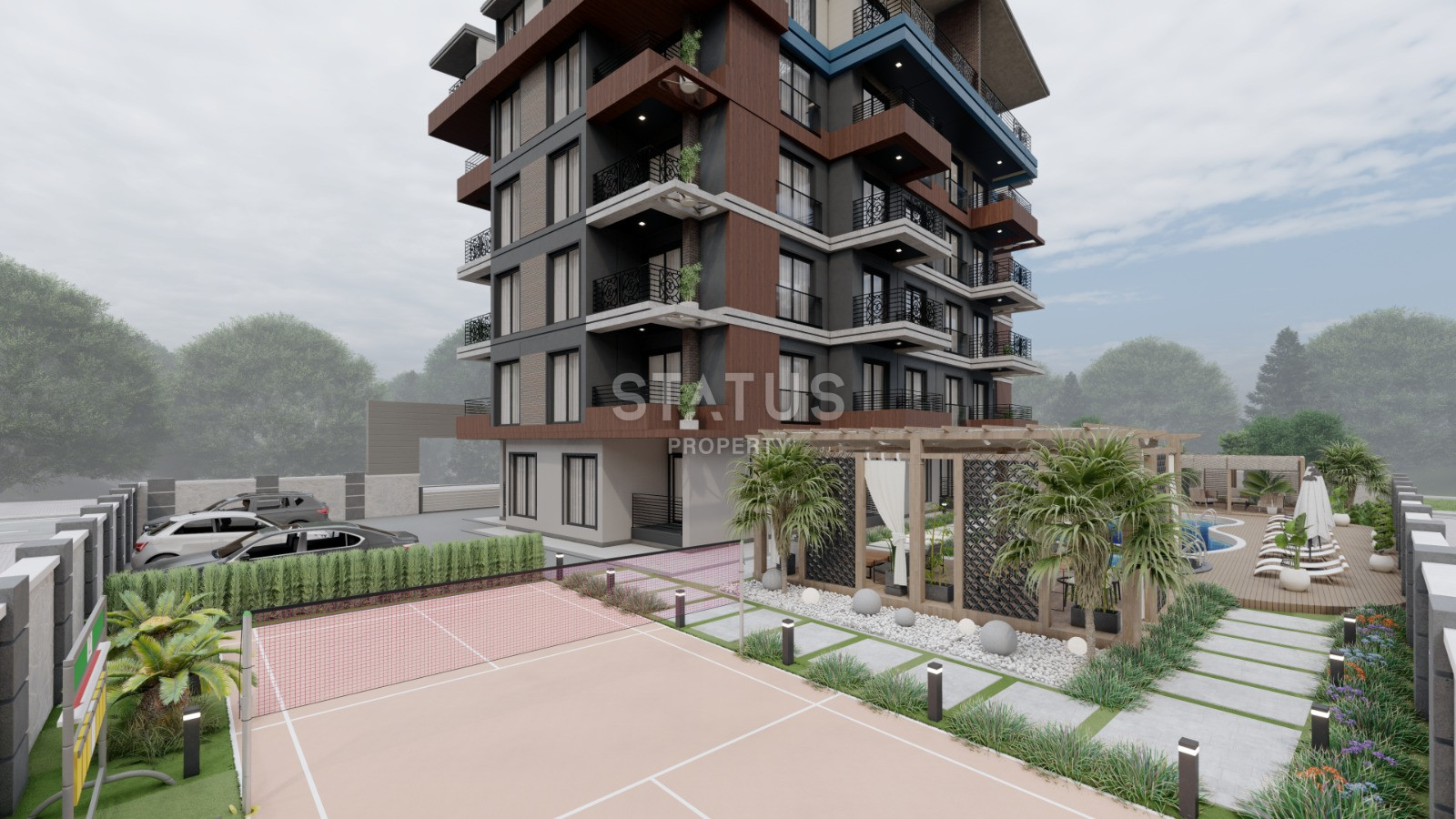 Одни из самых выгодных цен в Газипаша. Проект на этапе карандаша. 45м2 – 115,9м2 фото 4