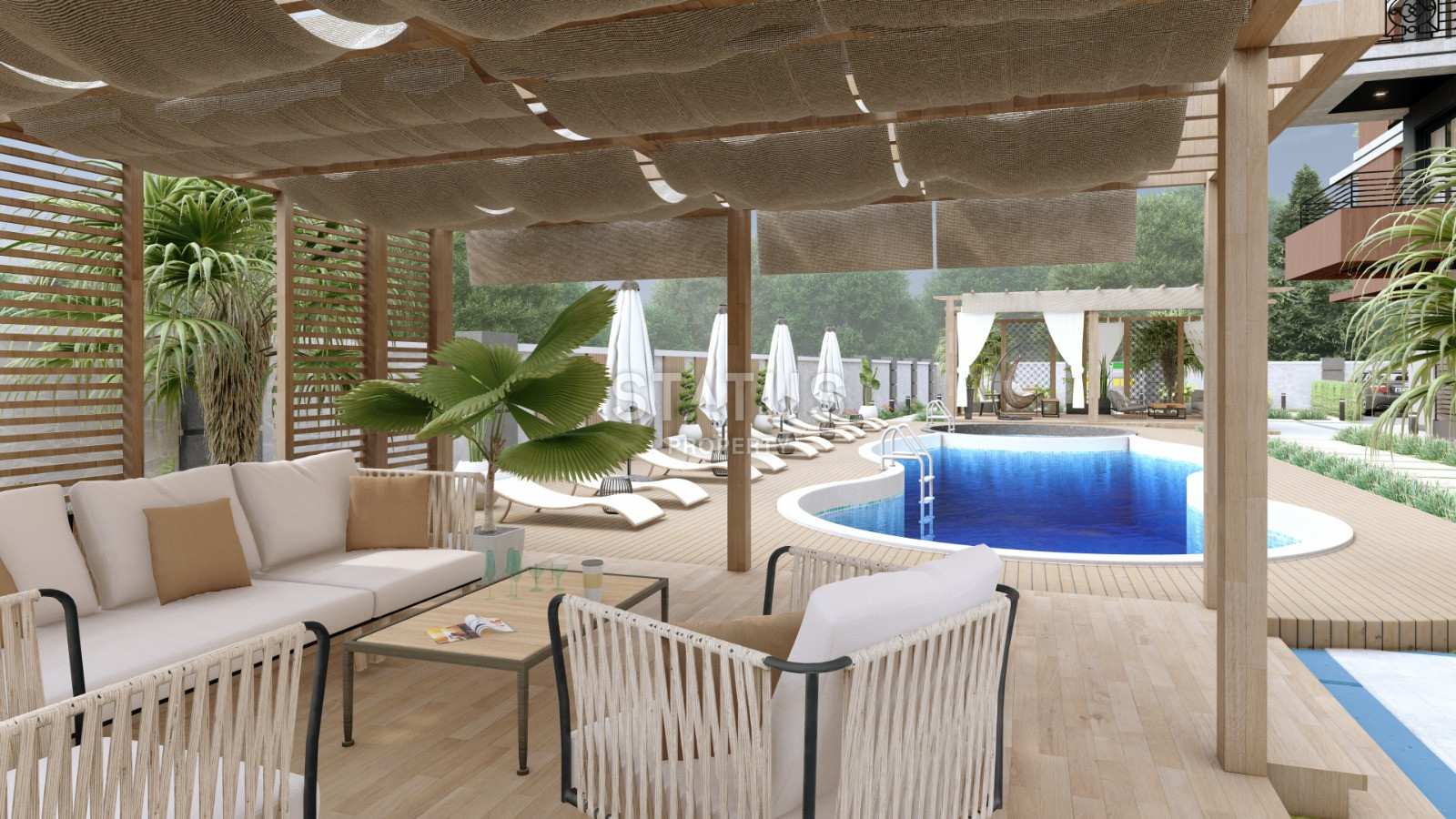 Одни из самых выгодных цен в Газипаша. Проект на этапе карандаша. 45м2 – 115,9м2 фото 10