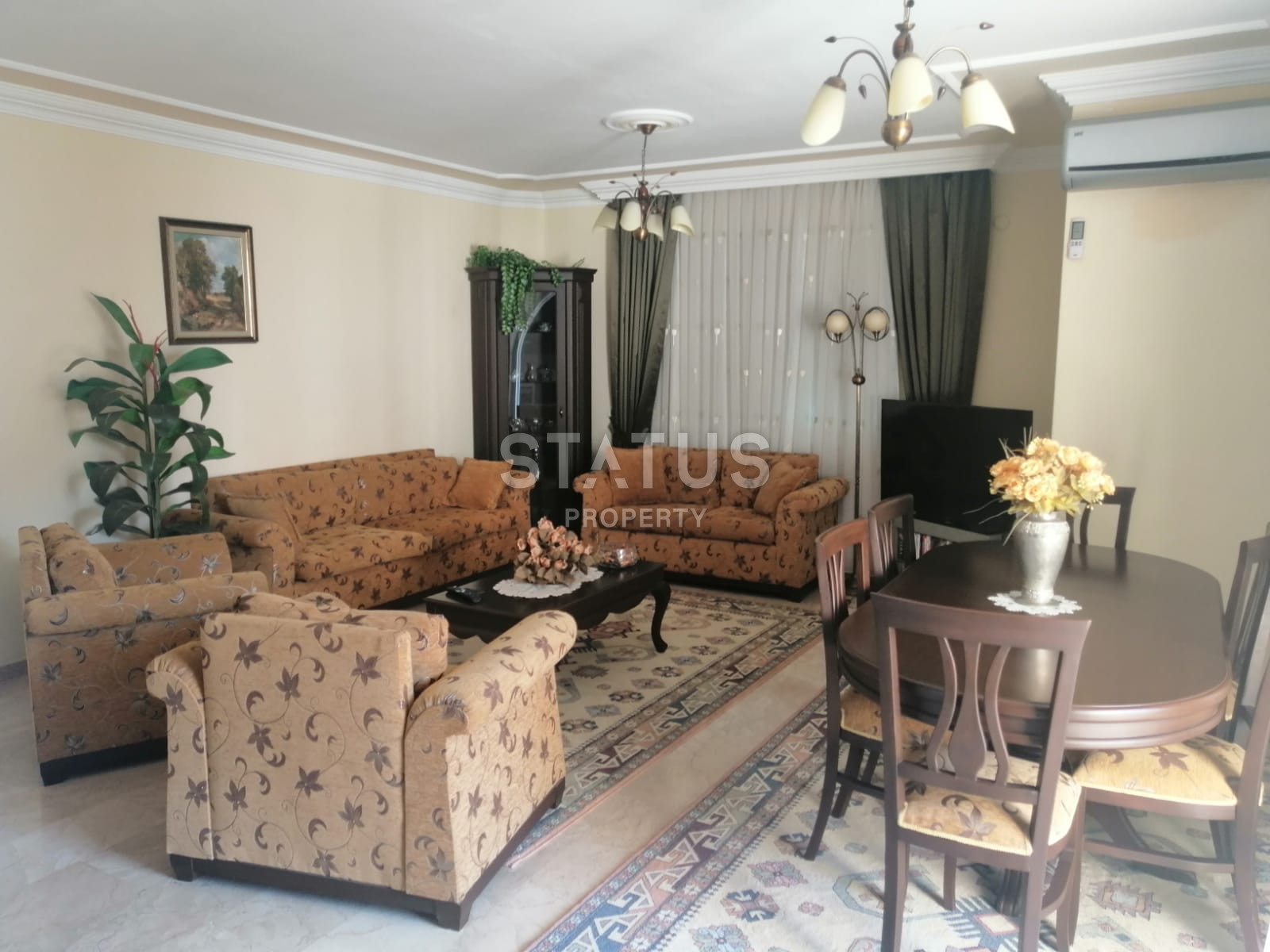 Меблированная просторная трёхкомнатная квартира в 5 минутах от моря в Махмутларе. 160 м2. фото 5