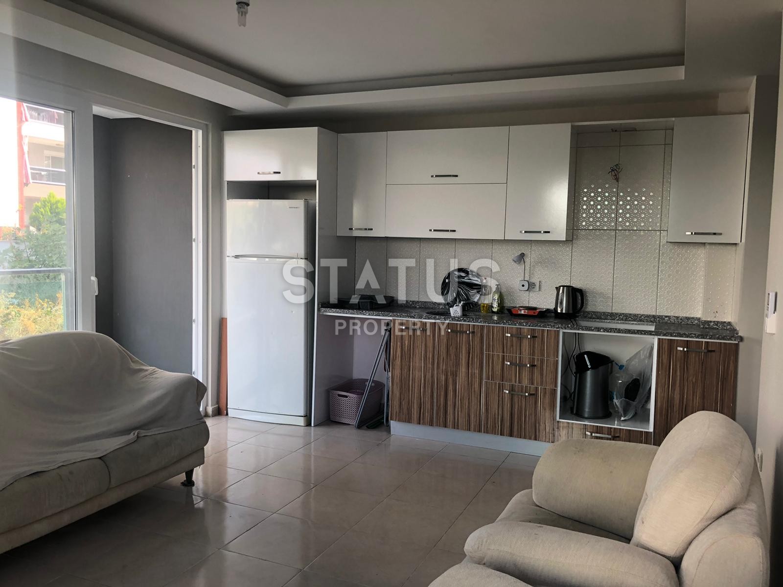 Недорогая квартира в доме с бассейном в 400 метрах от моря в Махмтларе 60 кв.м. фото 10