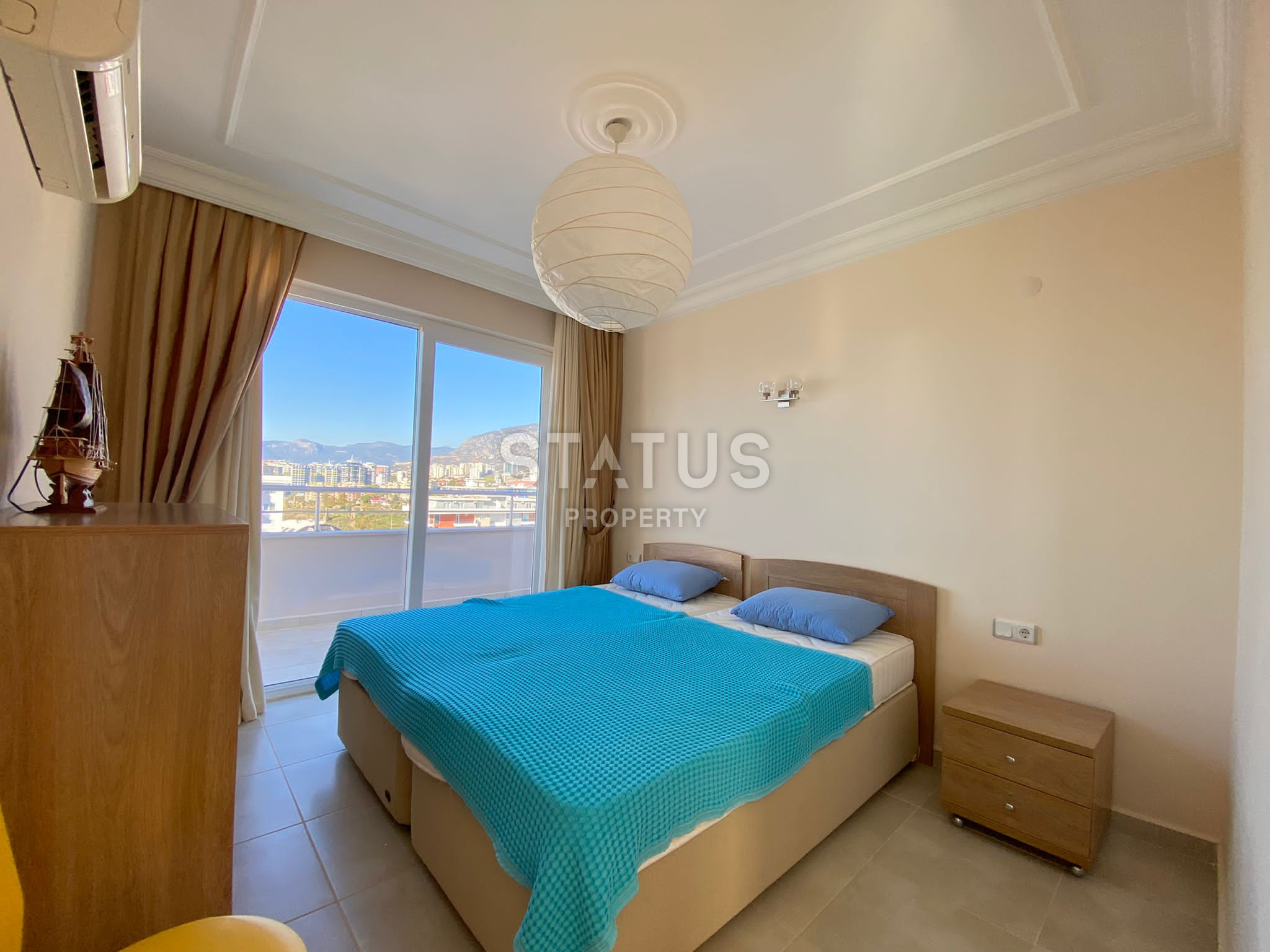 Два пентхауса с видом на море и четырьмя спальнями в Махмутларе 400м от моря. 230м2 фото 4