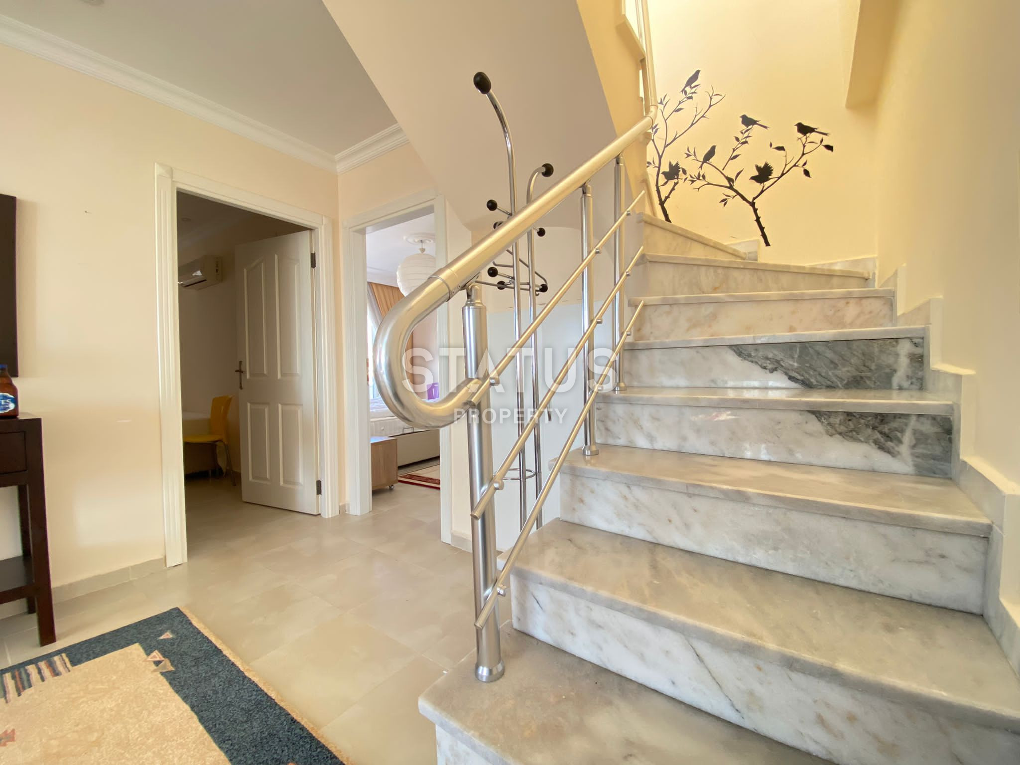 Два пентхауса с видом на море и четырьмя спальнями в Махмутларе 400м от моря. 230м2 фото 6