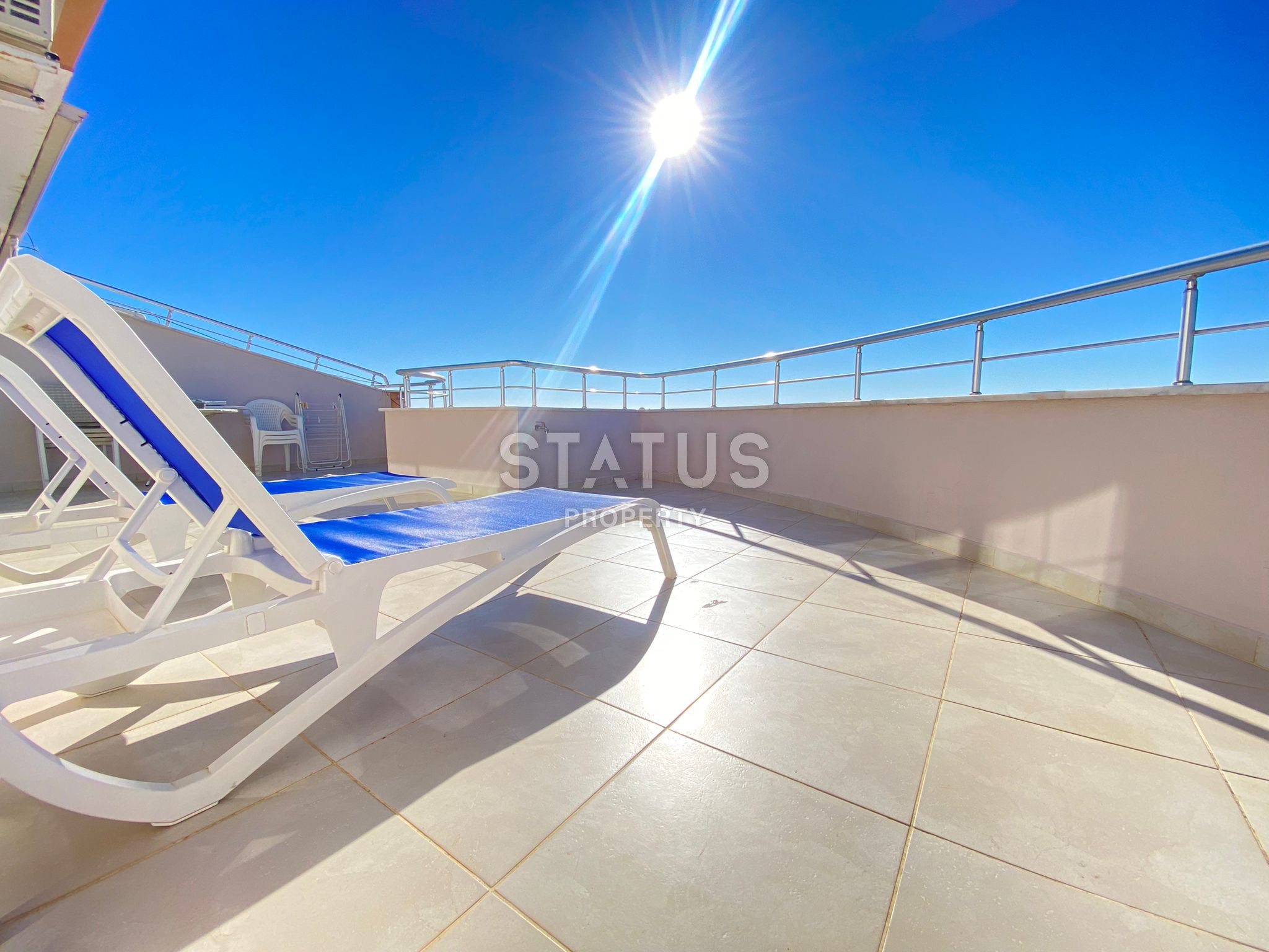 Два пентхауса с видом на море и четырьмя спальнями в Махмутларе 400м от моря. 230м2 фото 13