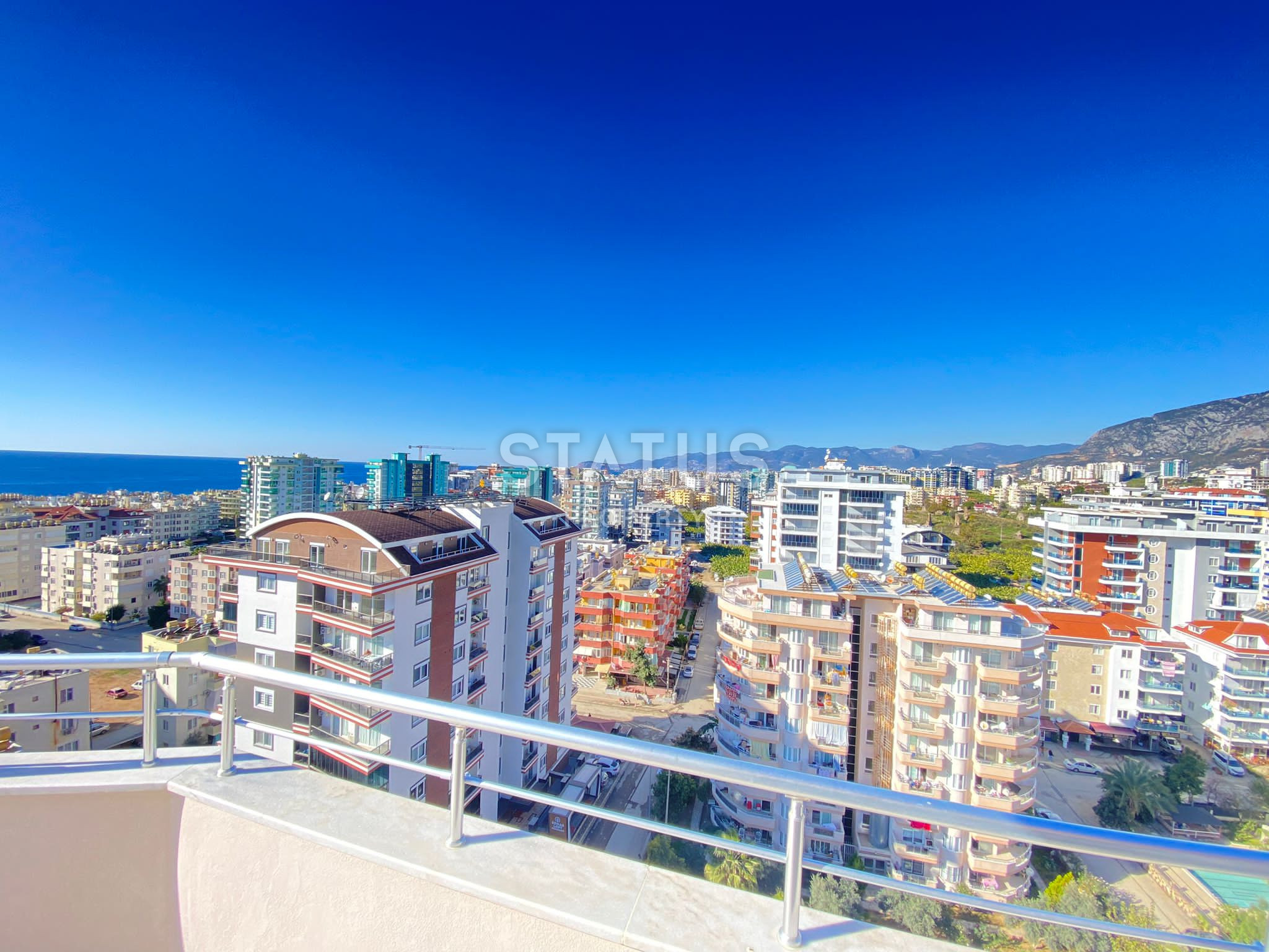 Два пентхауса с видом на море и четырьмя спальнями в Махмутларе 400м от моря. 230м2 фото 14