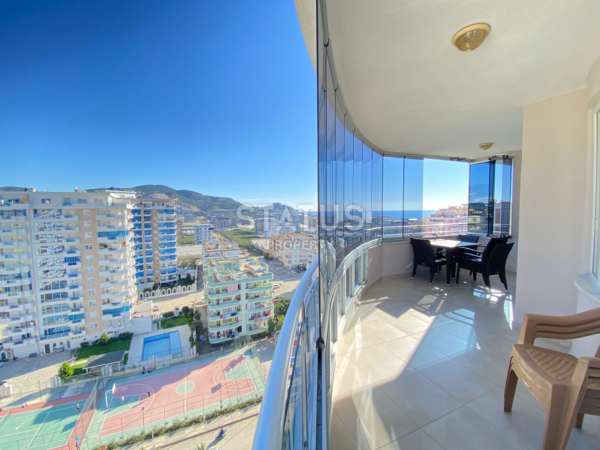 Два пентхауса с видом на море и четырьмя спальнями в Махмутларе 400м от моря. 230м2 фото 22