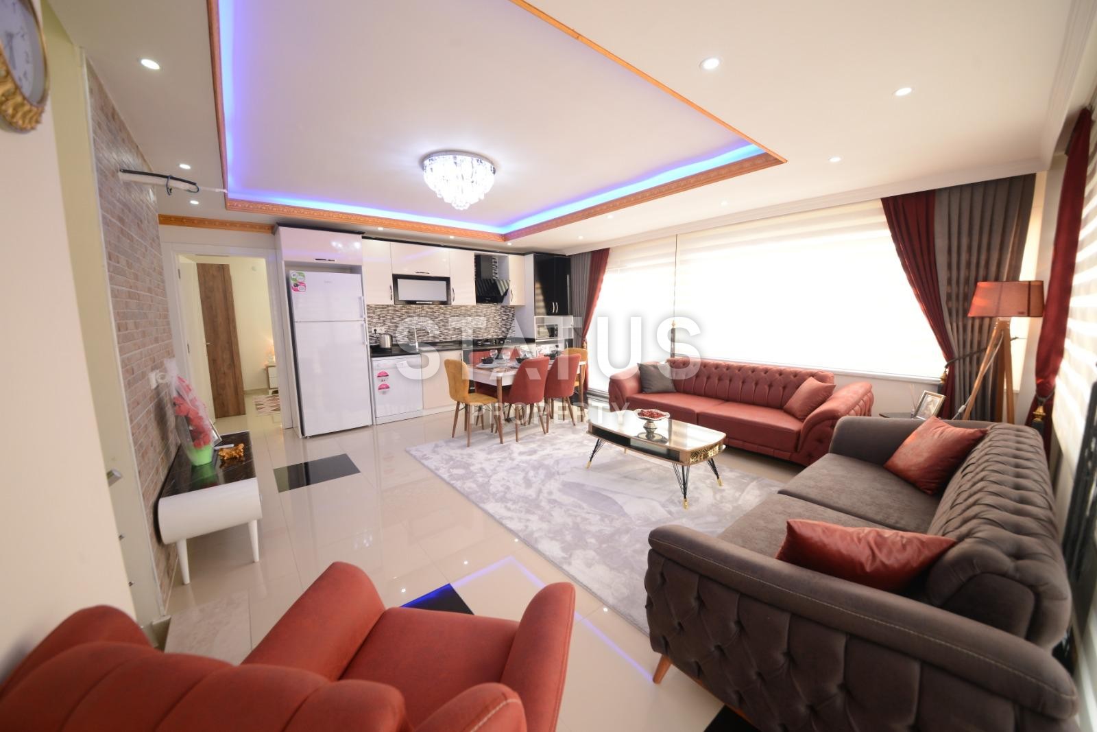 Шикарный пентхаус мебелью в новом доме в самом центре Махмутлара 200 кв.м. фото 9