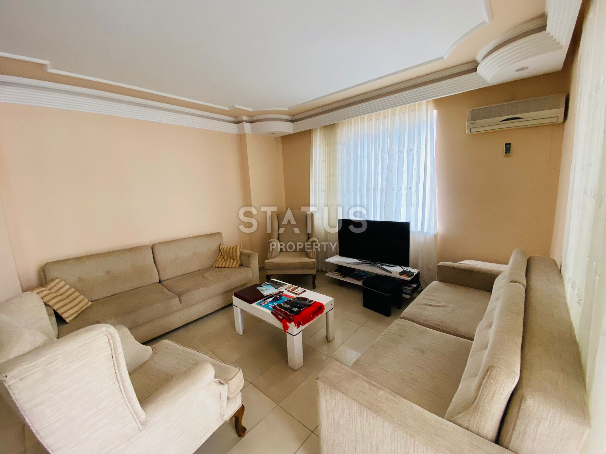 Меблированная трехкомнатная квартира в районе Махмутлар,125м2. фото 15