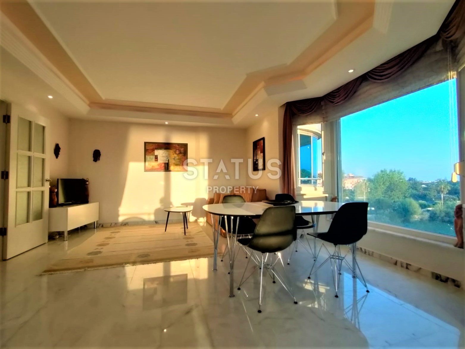 Two spacious bright turnkey apartments with two bedrooms in a residential complex from a leading developer 50m from the sea in Tosmur. 110m2 фото 42