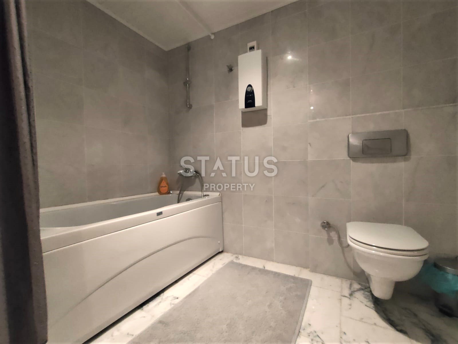 Two spacious bright turnkey apartments with two bedrooms in a residential complex from a leading developer 50m from the sea in Tosmur. 110m2 фото 46