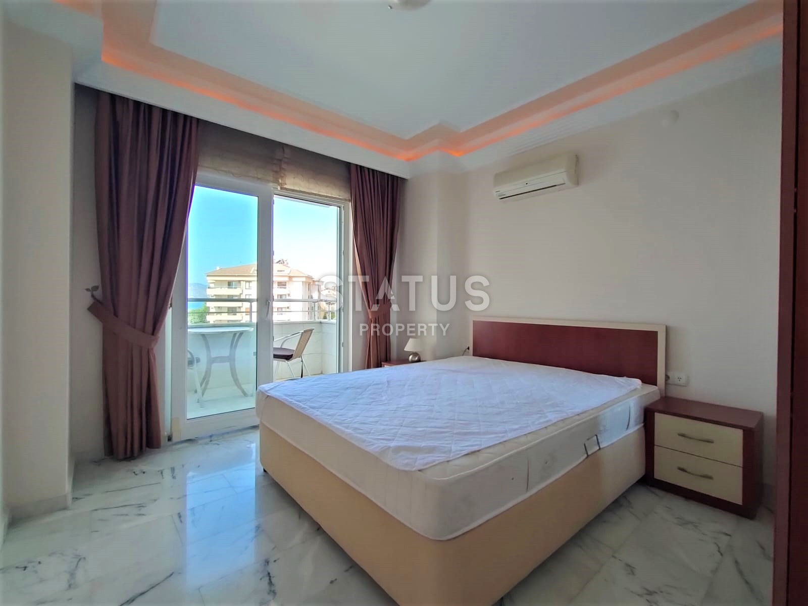 Two spacious bright turnkey apartments with two bedrooms in a residential complex from a leading developer 50m from the sea in Tosmur. 110m2 фото 47