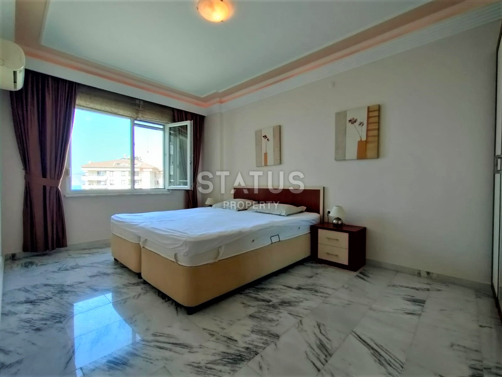 Two spacious bright turnkey apartments with two bedrooms in a residential complex from a leading developer 50m from the sea in Tosmur. 110m2 фото 53