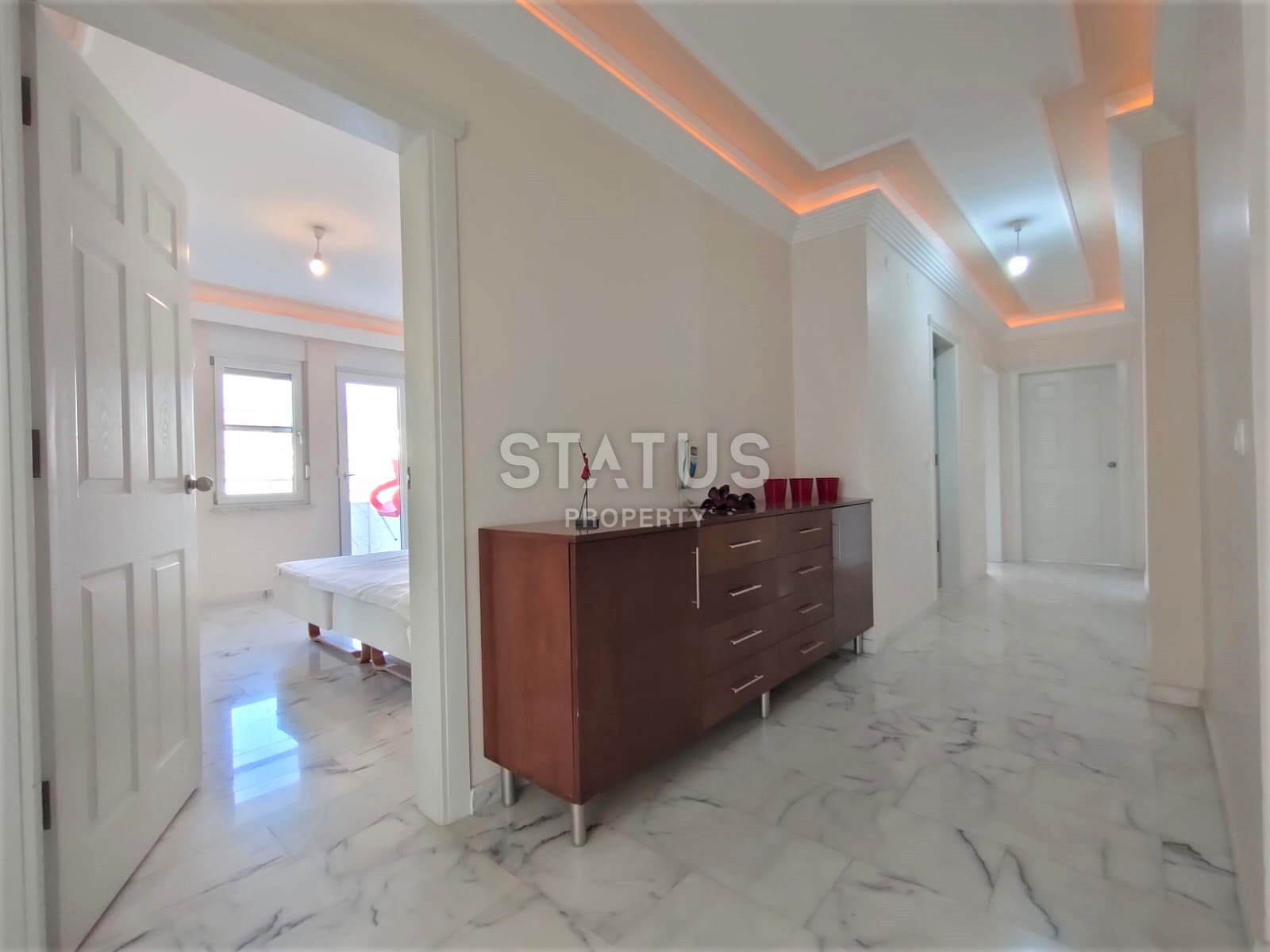 Две просторные светлые квартиры с тремя спальнями под ключ в премиальном жилом комплексе в 50м от моря в Тосмуре. 160м2 – 221м2 фото 12