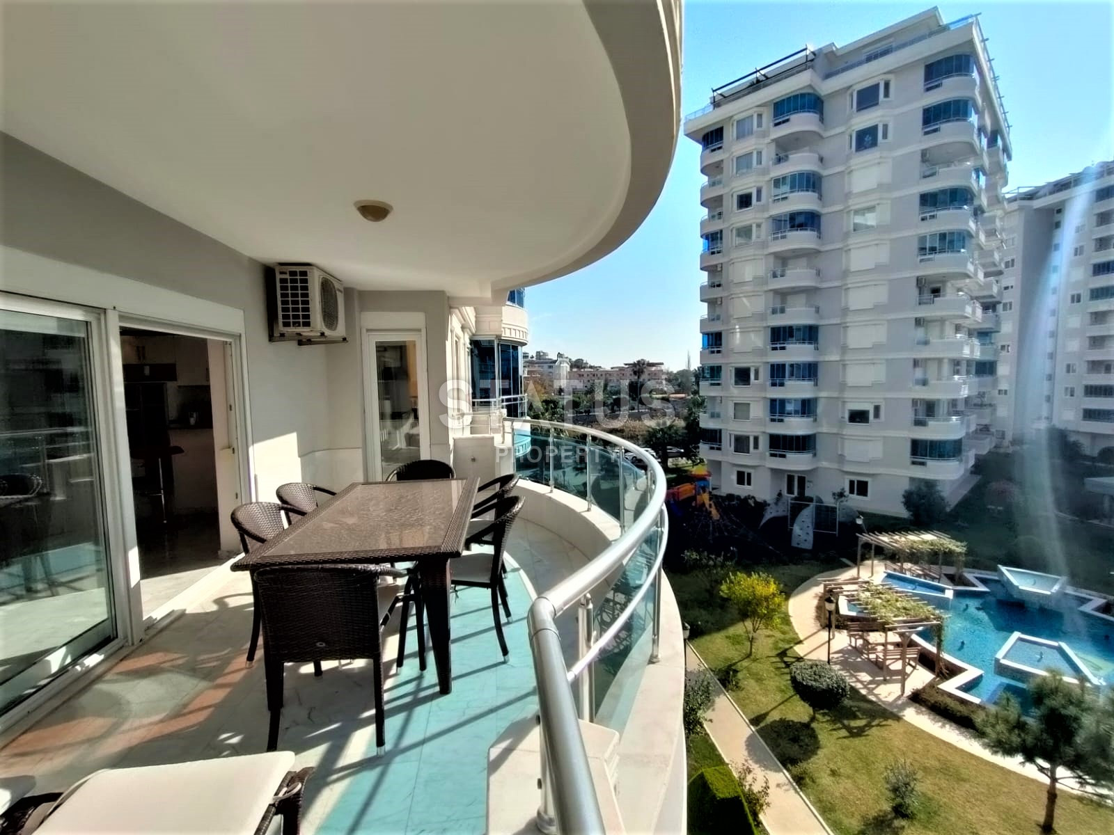 Две просторные светлые квартиры с тремя спальнями под ключ в премиальном жилом комплексе в 50м от моря в Тосмуре. 160м2 – 221м2 фото 22