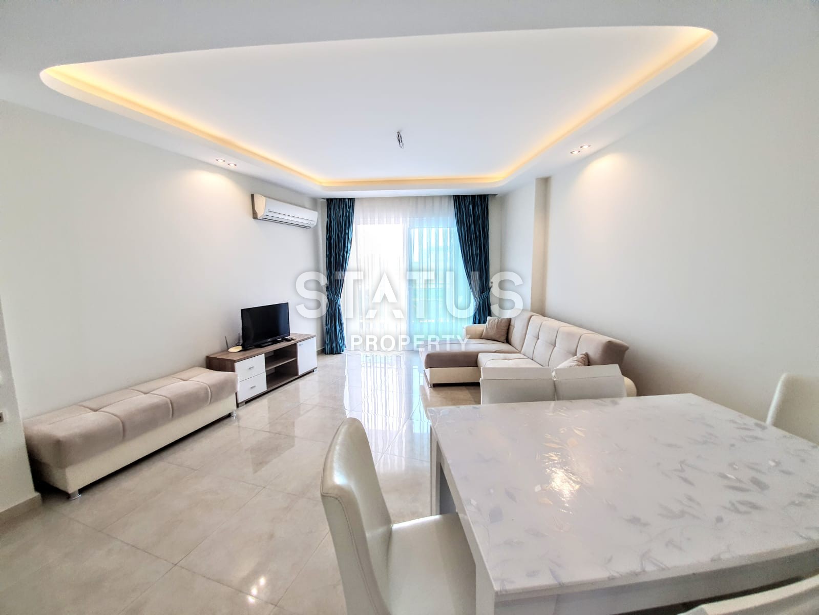 Двухкомнатная квартира с мебелью в отличном комплексе в Махмутларе, 70 м2. фото 3