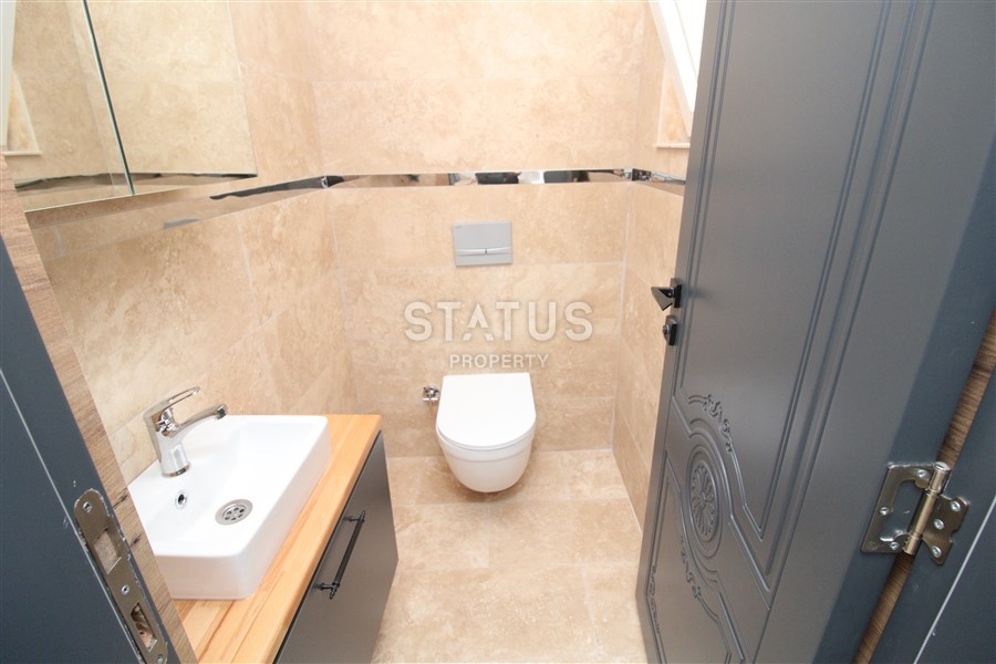 Стильная двухуровневая вилла с видом на море в Каргыджаке. 175м2 фото 18