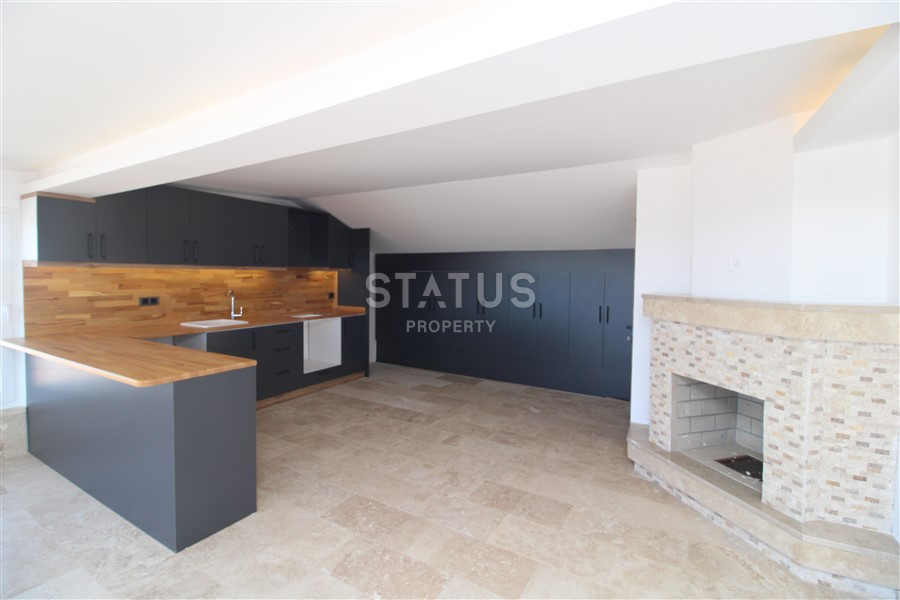 Стильная двухуровневая вилла с видом на море в Каргыджаке. 175м2 фото 26