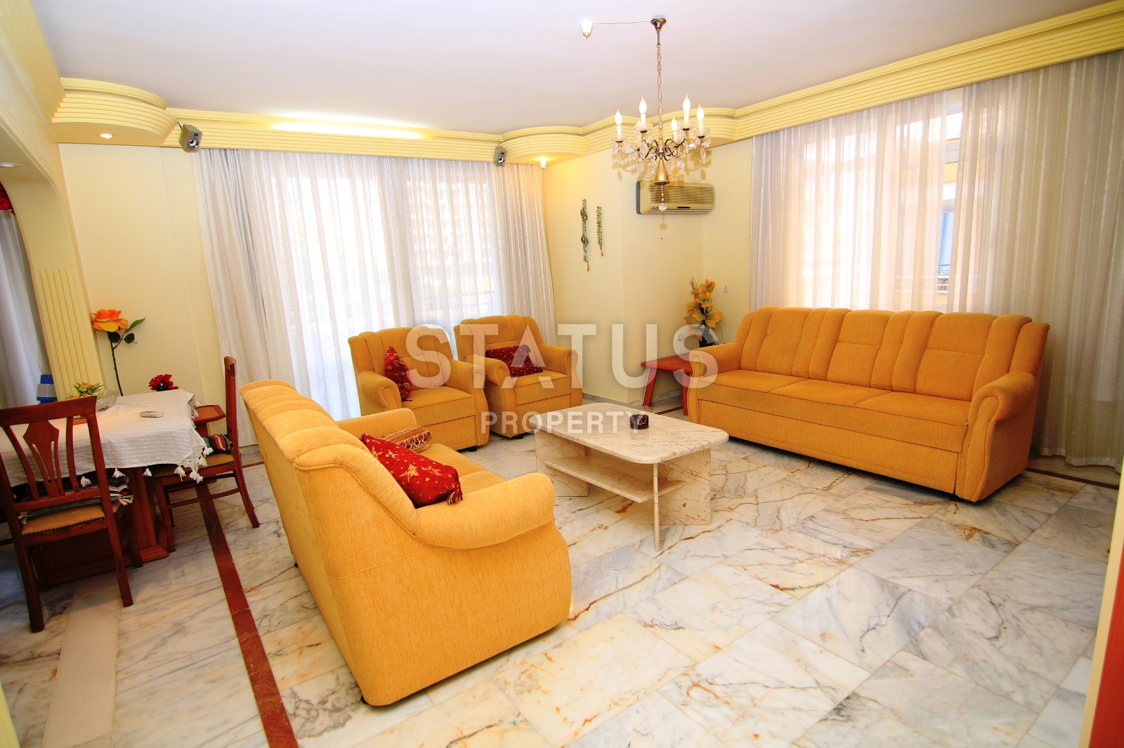 Трехкомнатная квартира с мебелью на ул. Ататюрк, Махмутлар, 125 м2 фото 5